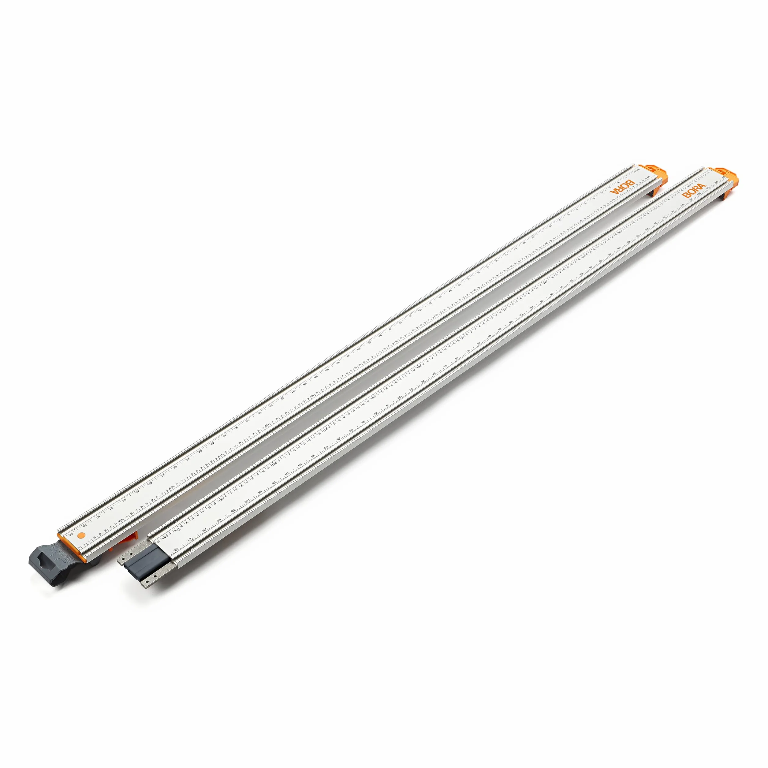 BORA Krawędź zaciskowa NGX 2438 mm/96 cali, wyposażony w nowe szybkie połączenie dla szybszego zaciskania, prosta prowadnica cięcia do pił tarczowych, długość cięcia 243,8 cm, 546100