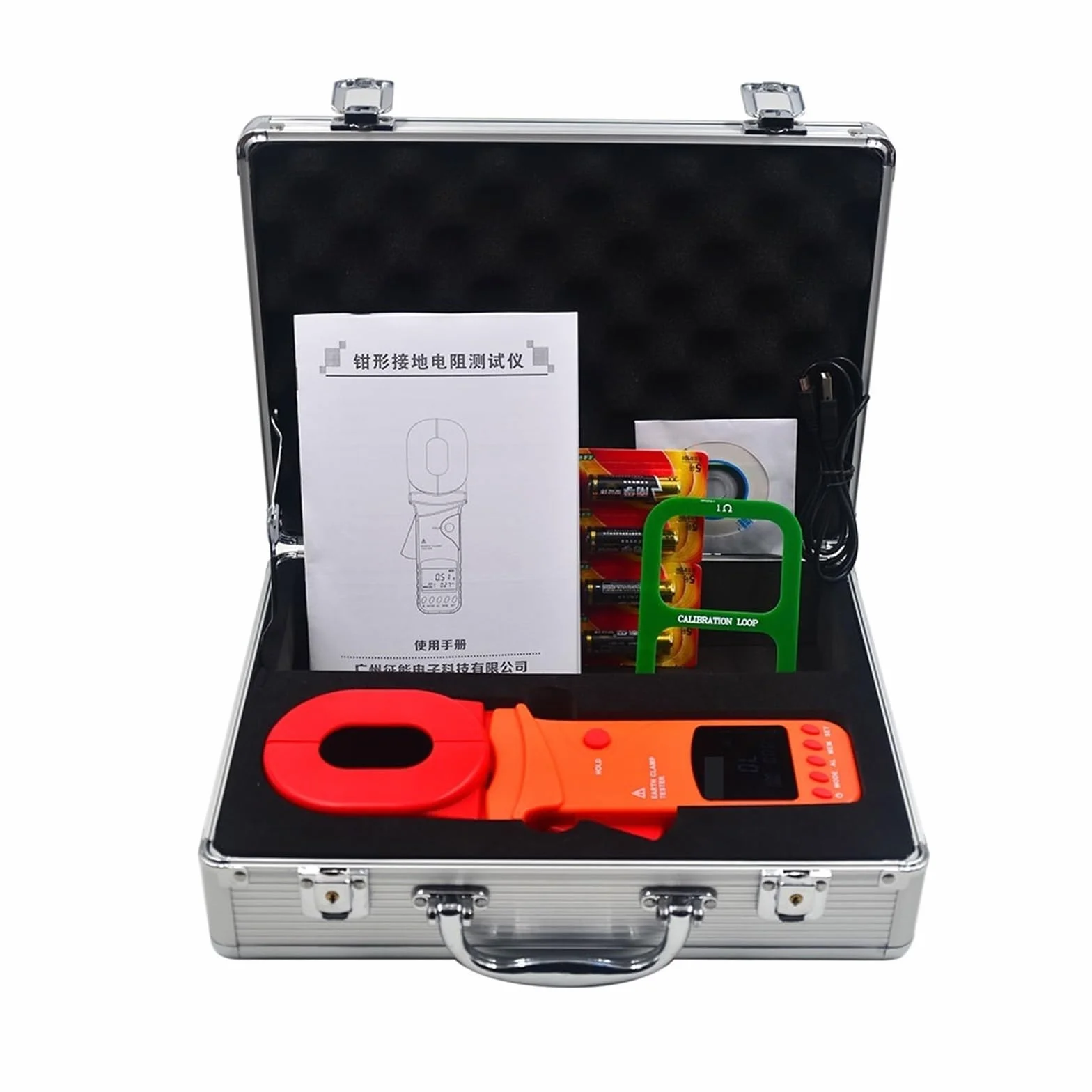 Tester rezystancji izolacji Miernik cęgowy rezystancji uziemienia 500Ω/1200Ω/1500Ω Tester prądu upływu prądu przemiennego Technologia USB Elektroniczny tester konserwacji(3020B 1200ohm 20A)