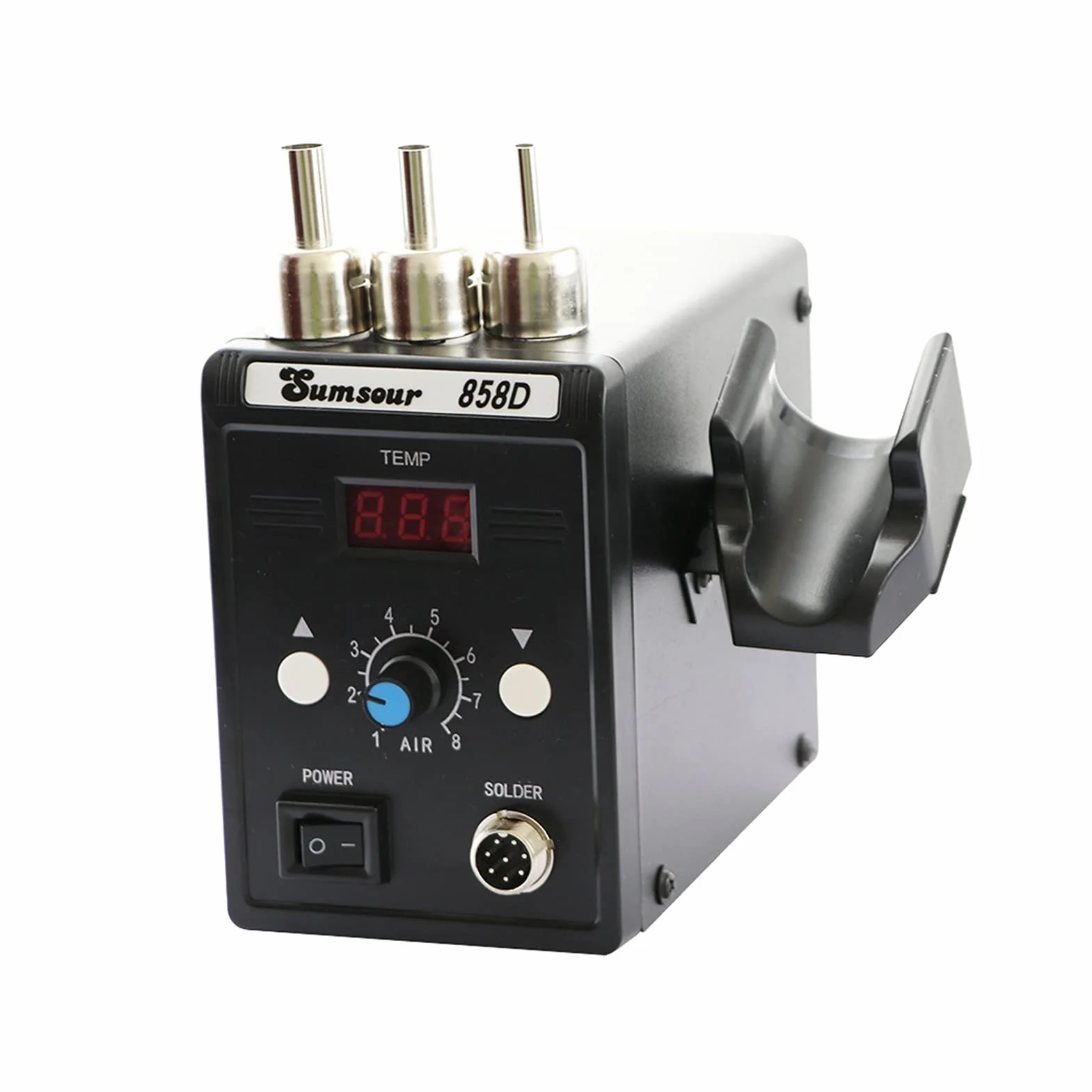 Stacja Lutownicza 85. 8D 700W 110V / 220V Pistolet na gorące powietrze PROWADZONY Cyfrowy lutownicy Desoldering BGA ESD Gun ciepła lutowane Stacja lutownicza Narzędzia spawalnicze Naprawy(SET-2)