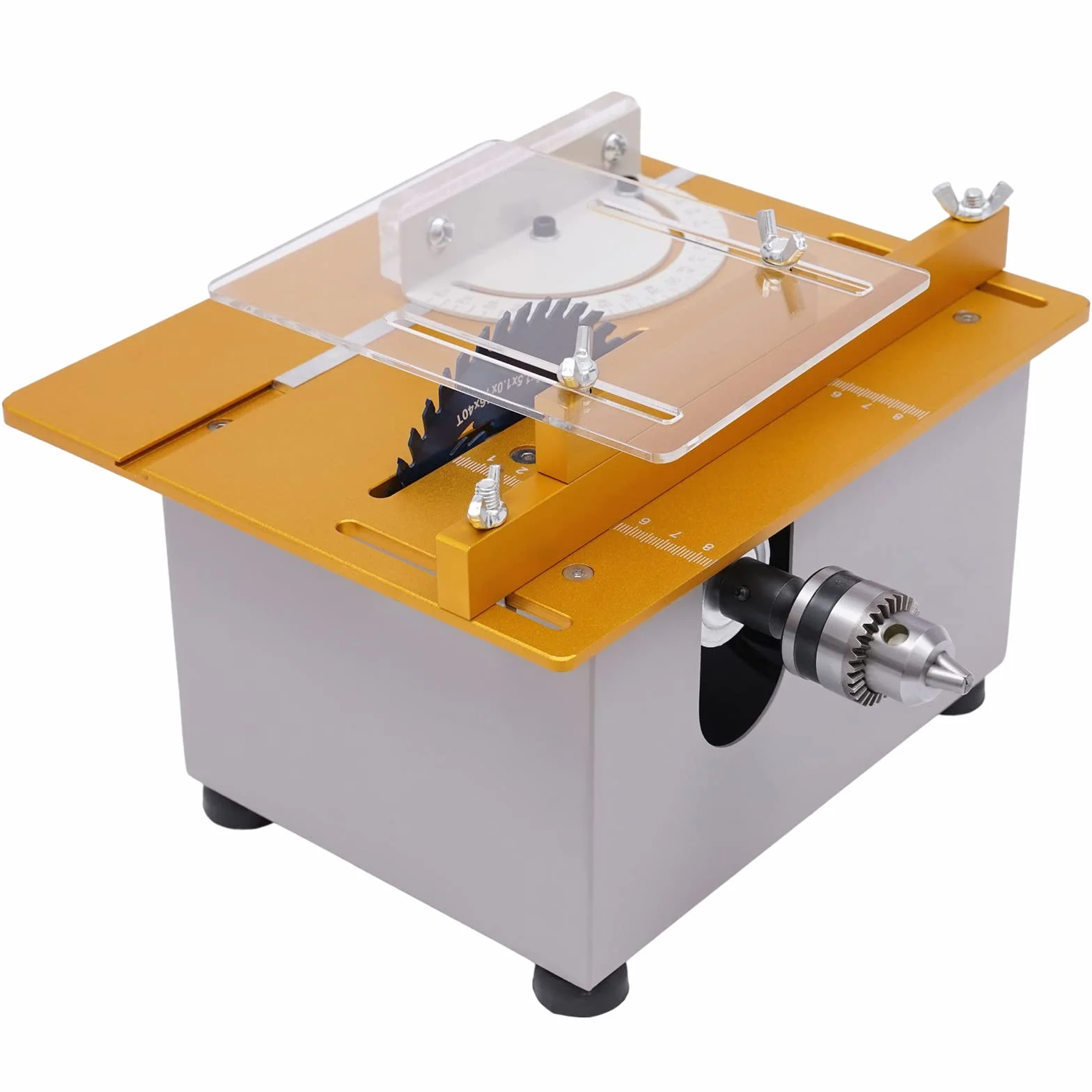 Stołowa piła tarczowa Mini Woodworking Electric Circular Table Piła stołowa Przenośna Precision Cutter Adjustable Multifunctional Push Sleek Design Convenient To Store Precise Scale