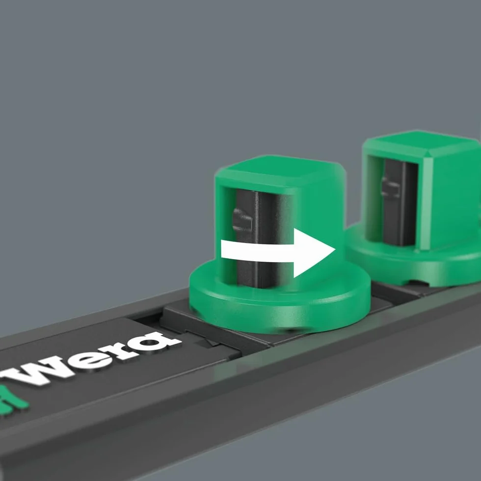 Listwa magnetyczna 9661 B Impaktor Deep Imperial 1 z zestawem kluczy nasadowych, 3/8", 9 części