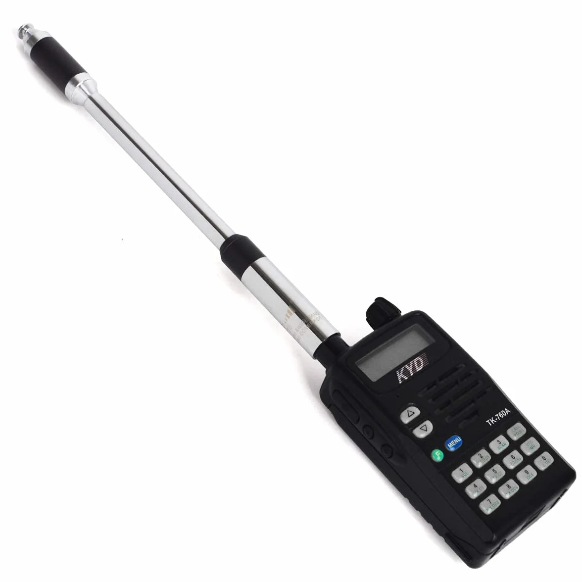 TWAYRDIO Dwuzakresowa antena teleskopowa SMA-męska VHF/UHF 2 m 70 cm wysuwana antena Walkie Talkie dla YAESU VX-3R VX-6R FT-2DR TYT MD380 WouXun KG-UV6D KG-UV8D radio dwukierunkowe
