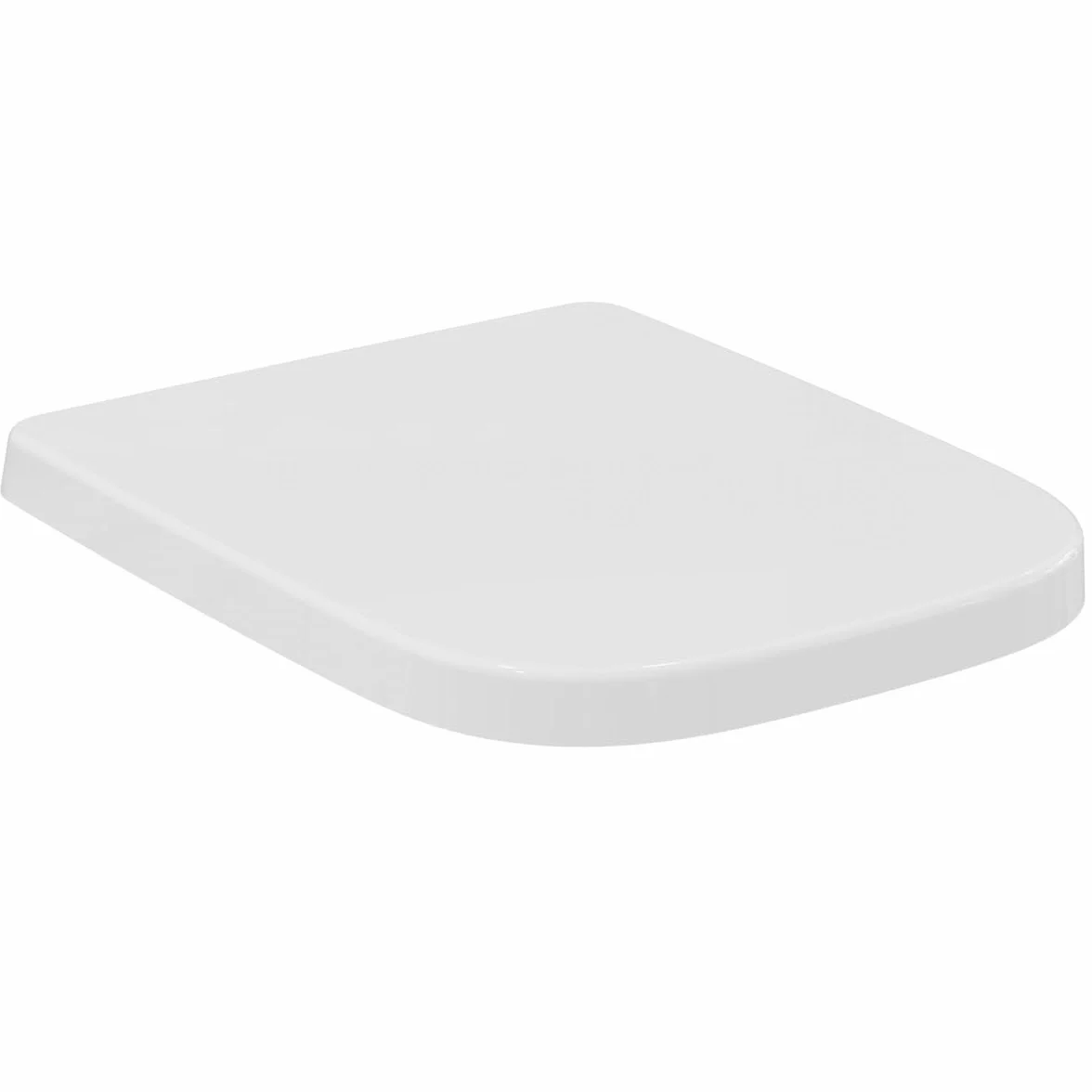 Ideal Standard - i.life B deska sedesowa z zawiasami ze stali nierdzewnej, z szybkim zamykaniem, z powłoką antybakteryjną Duroplast, z zawiasami ze stali nierdzewnej, kolor biały