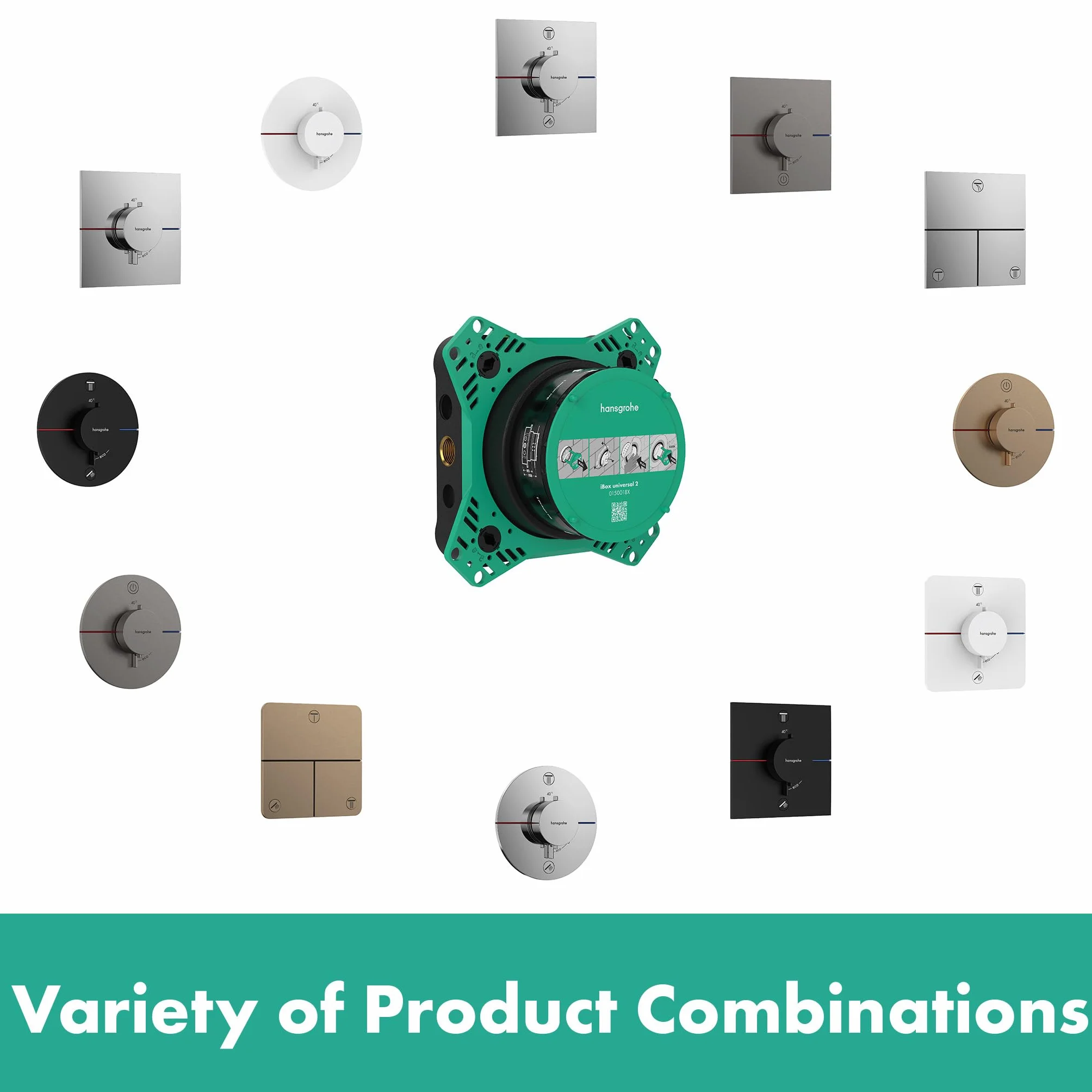 Hansgrohe Showerselect Comfort Q Bateria Prysznicowa, Srebrny