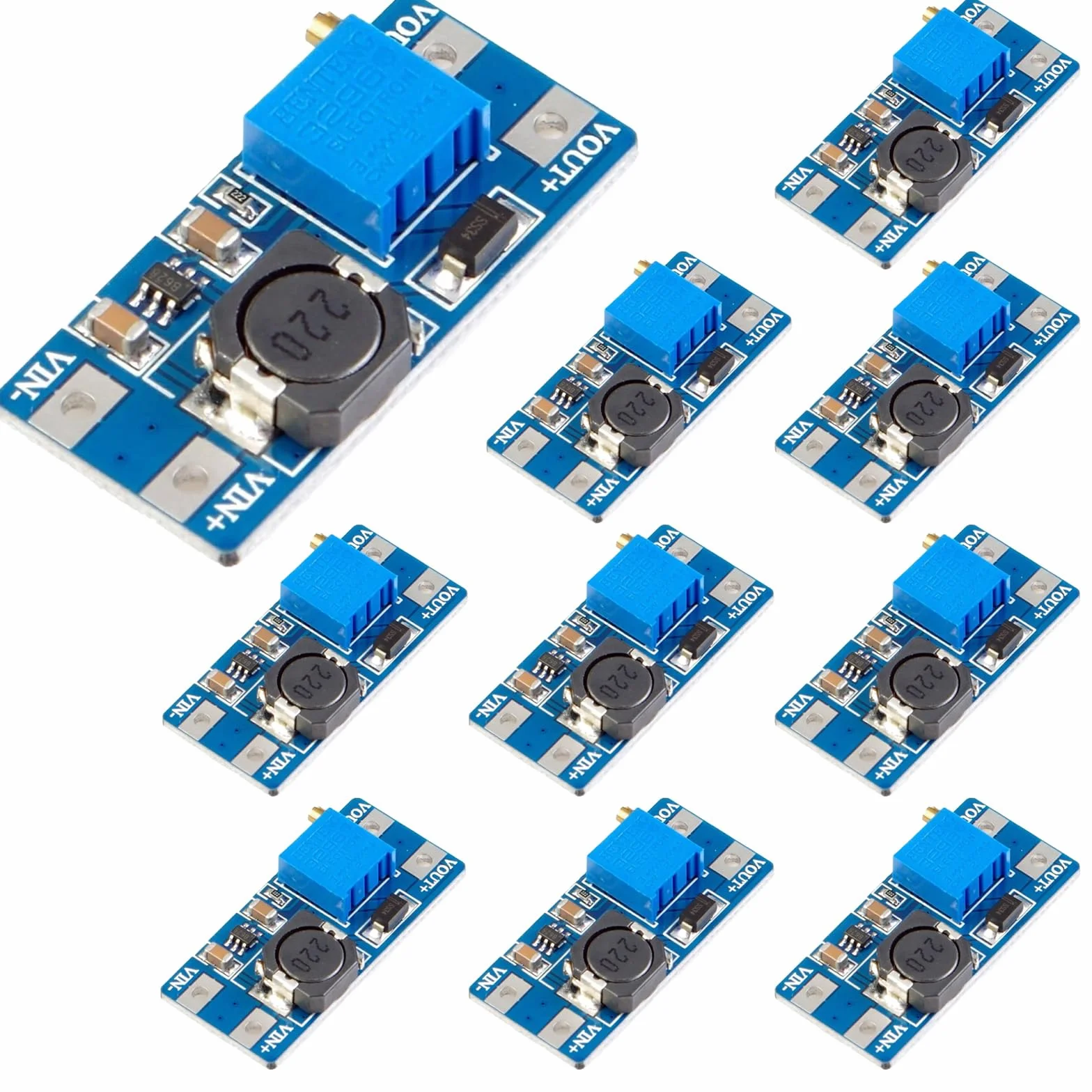GERUI DC-DC Step Up Boost Converter 2V-24V do 5V-28V 2A regulowany przetwornica napięcia