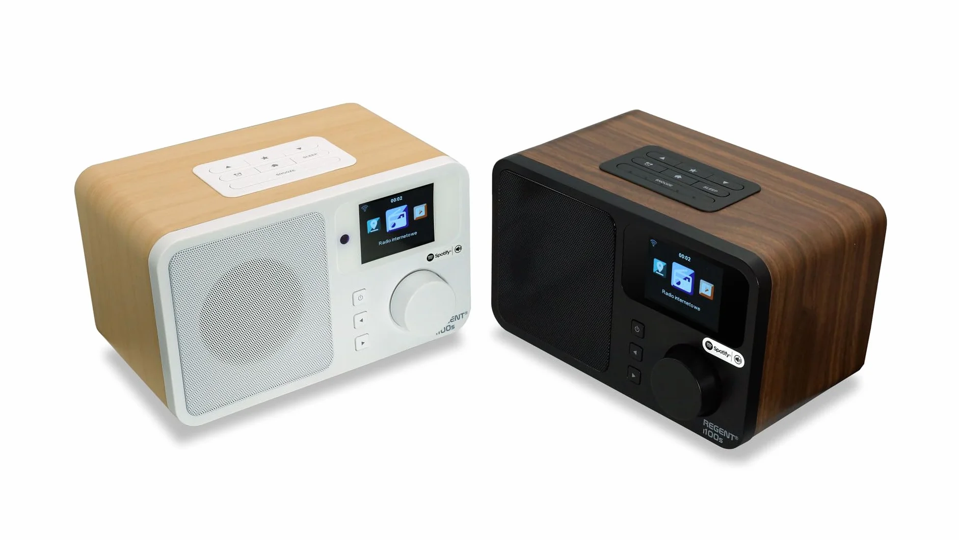 REGENT i100s Spotify Connect Radio internetowe Bluetooth Wi-Fi Radio cyfrowe kuchenne z wyświetlaczem LCD