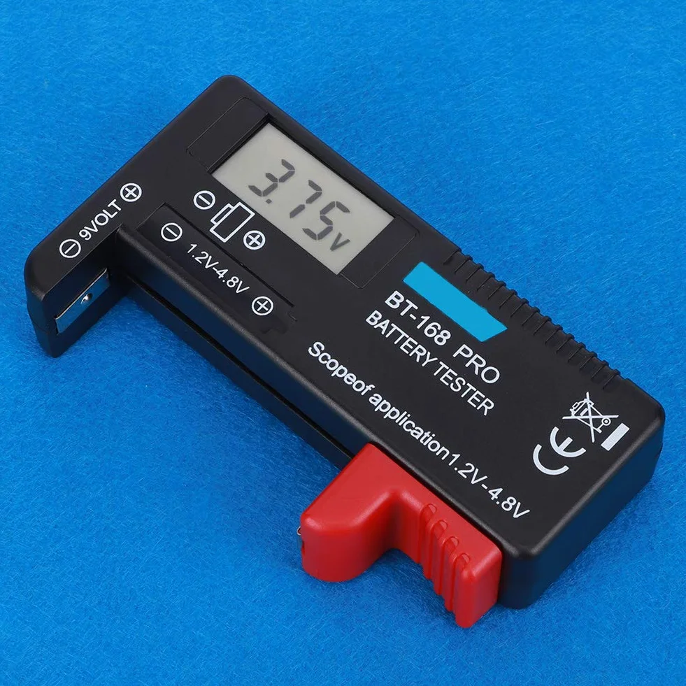BT?168PRO Digital LCD Battery Tester 1.2V?4.8V Universal Battery Checker for Button Cell