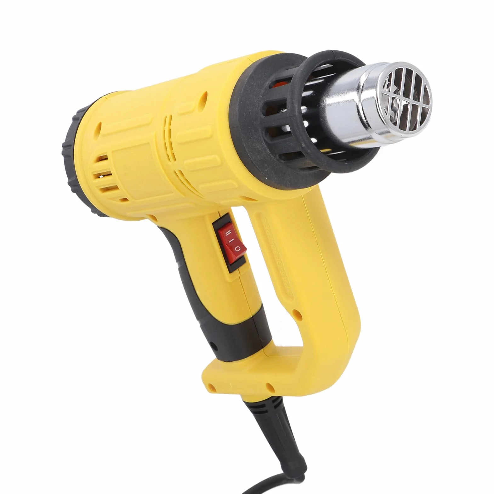Zestaw opalarki o mocy 1800 W - Ręczny palnik grzewczy o zmiennej temperaturze 50-600 stopni Celsjusza - Ustawienia przepływu powietrza 300 l i 500 l - 4 dysze do usuwania farby