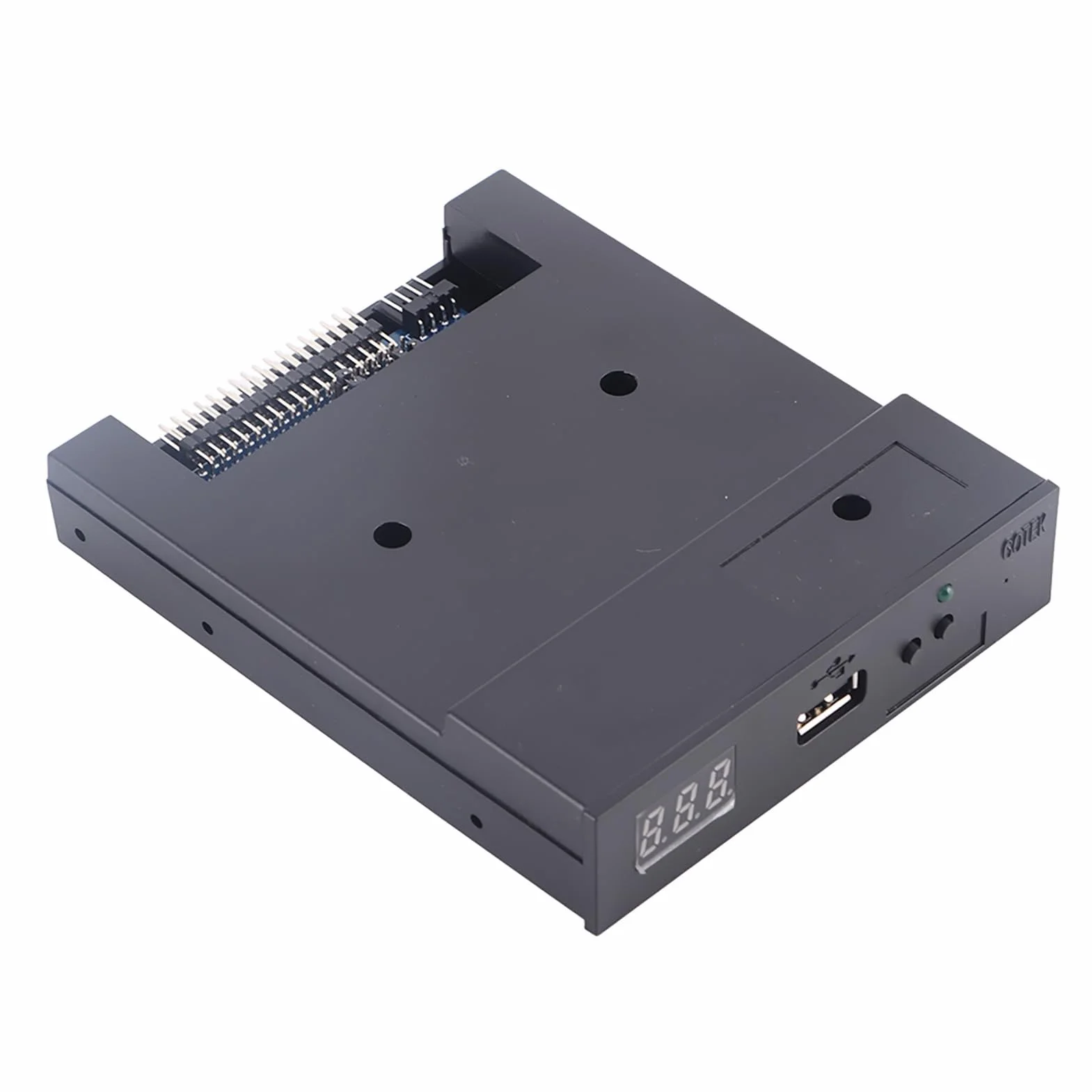 Emulator stacji dyskietek USB, symulacja napędu dyskietek 3,5 cala na emulator USB Zewnętrzna dyskietka do klawiatury muzycznej 34-stykowy emulator stacji dyskietek USB 5 V DC do zastosowań elektronicznych