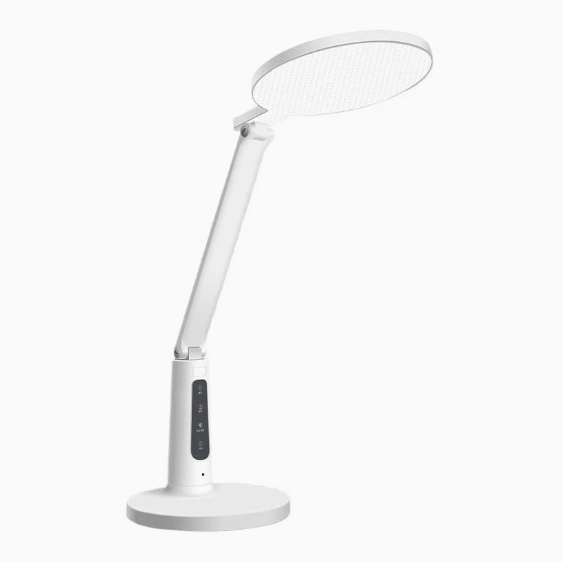 Lampa biurkowa Lampa biurkowa LED do ochrony oczu, lampa z możliwością ściemniania dotykowego 12 W, ładowalna lampka nauki czytania, 3 tryby kolorów i 6 poziomów jasności, 25-minutowy timer