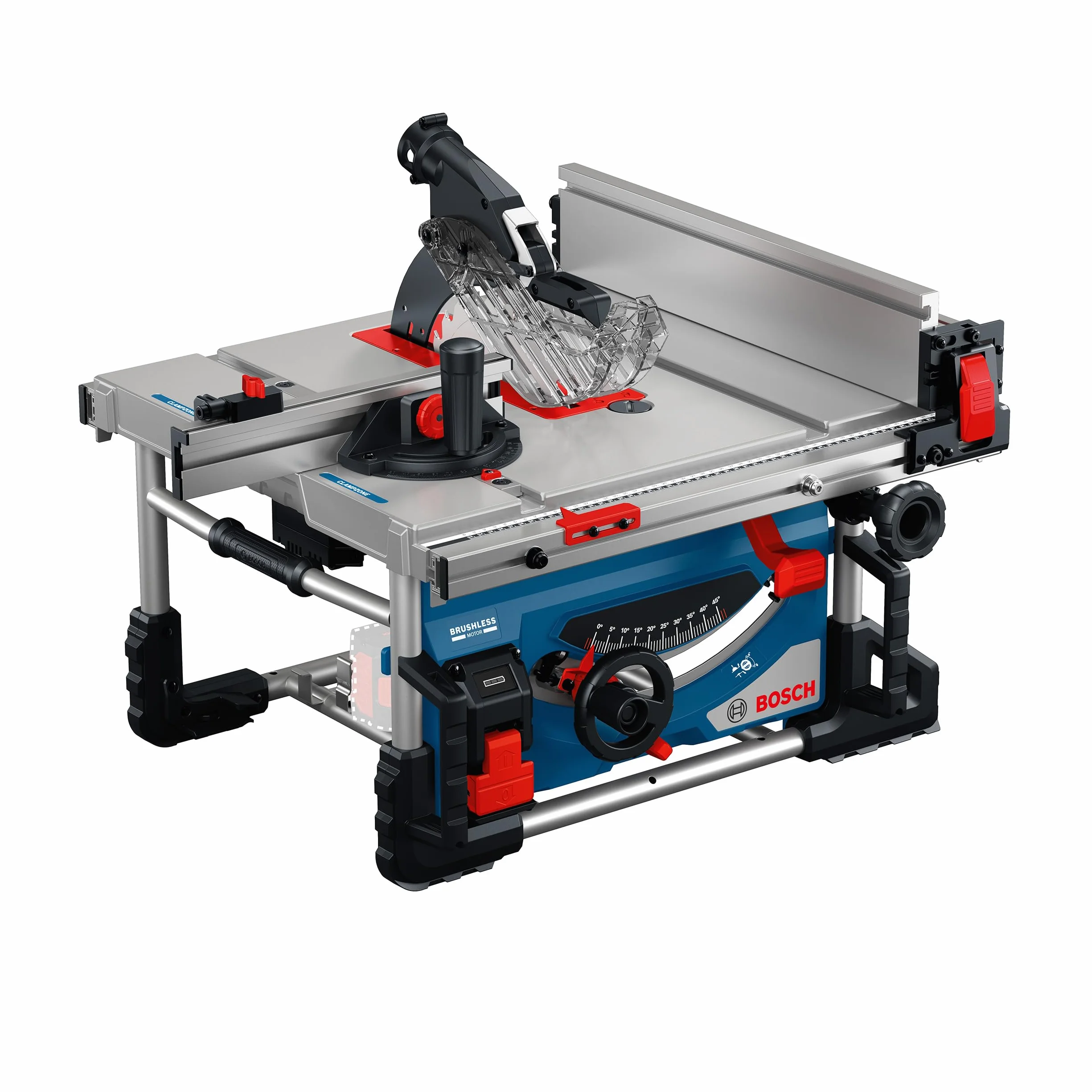 Bosch Professional 18V System Akumulatorowa stołowa piła tarczowa GTS 18V-70 (tarcza pilarska Optiline Wood, prowadnica kątowa, drążek prowadzący, klucz oczkowy, pokrywa ochronna, 2 adaptery)