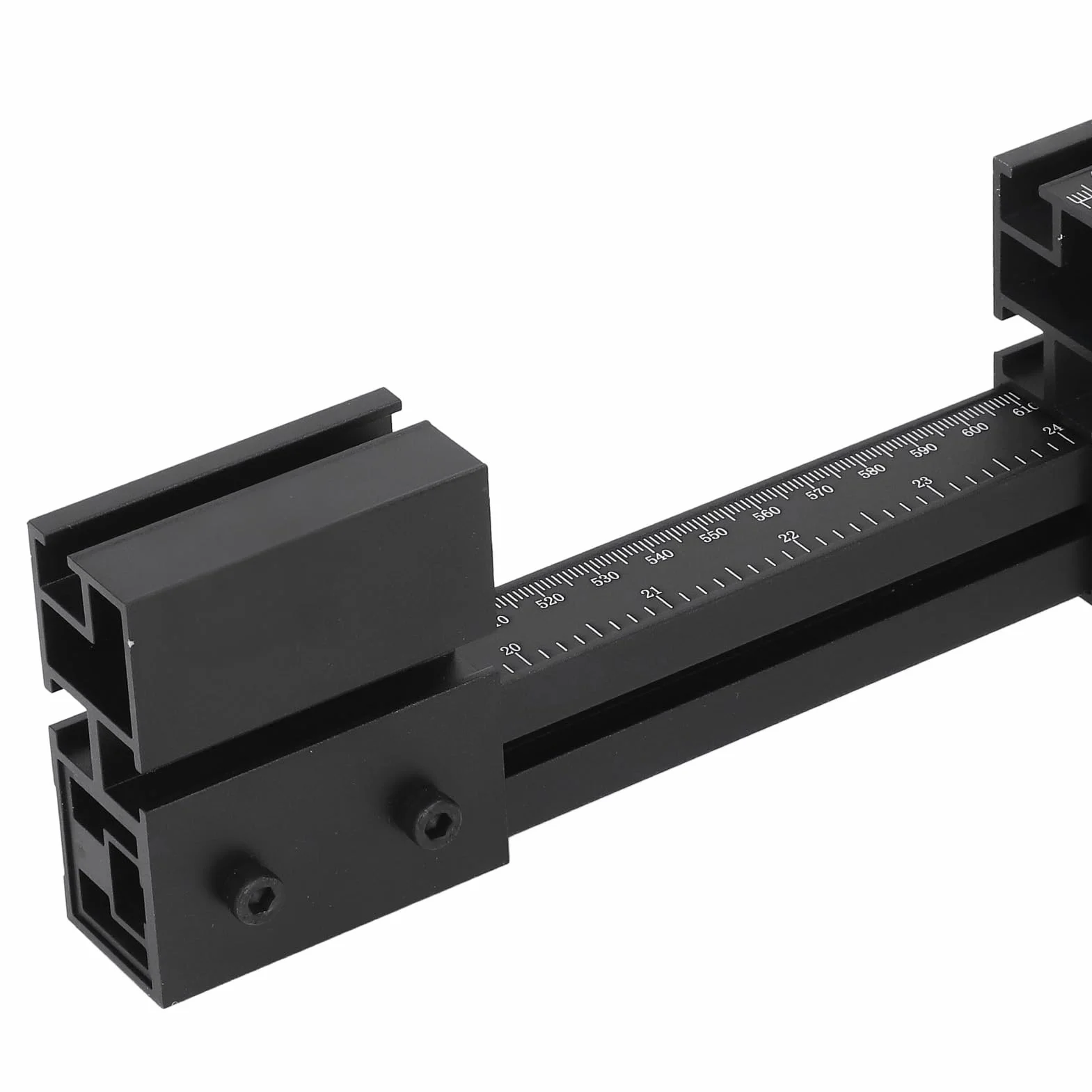 WALFRONT System Przedłużania Piły Stołowej ze Stopu Aluminium, Metryczne, Imperialne z Rowkiem T, Akcesoria do Obróbki Drewna, Narzędzia do pił Stołowych dla Warsztatu z regulowaną długością 500 ~