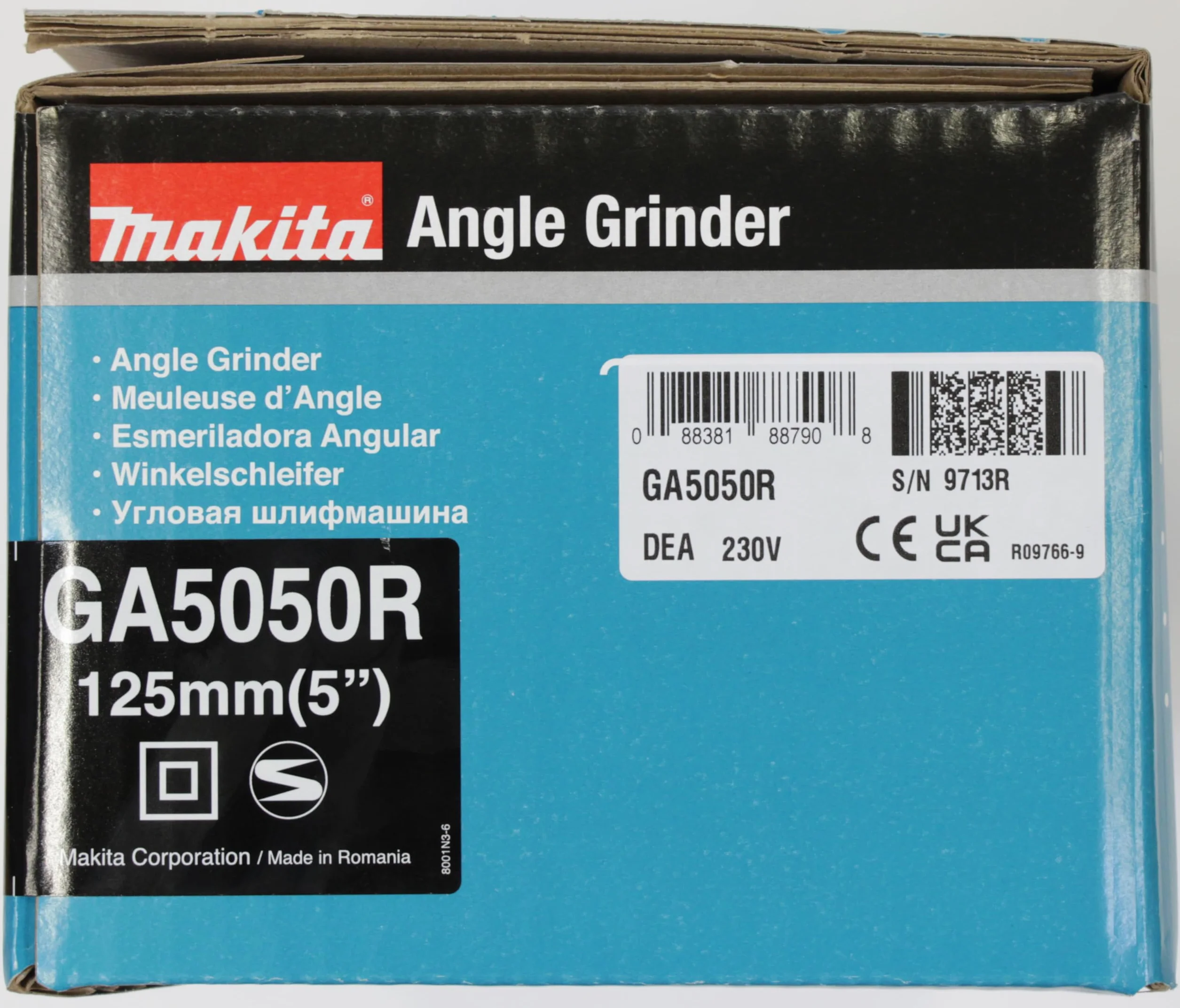 MAKITA GA5050R MINIGŁOWNICA 1300W 125 MM DŹWIGNIA