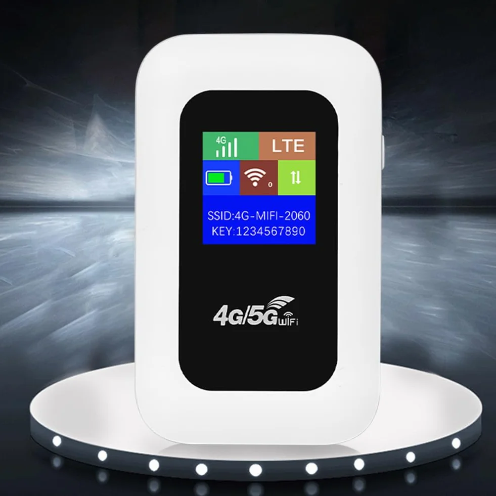 Router 4G LTE Przenośny Hotspot WiFi z gniazdami na kartę SIM
