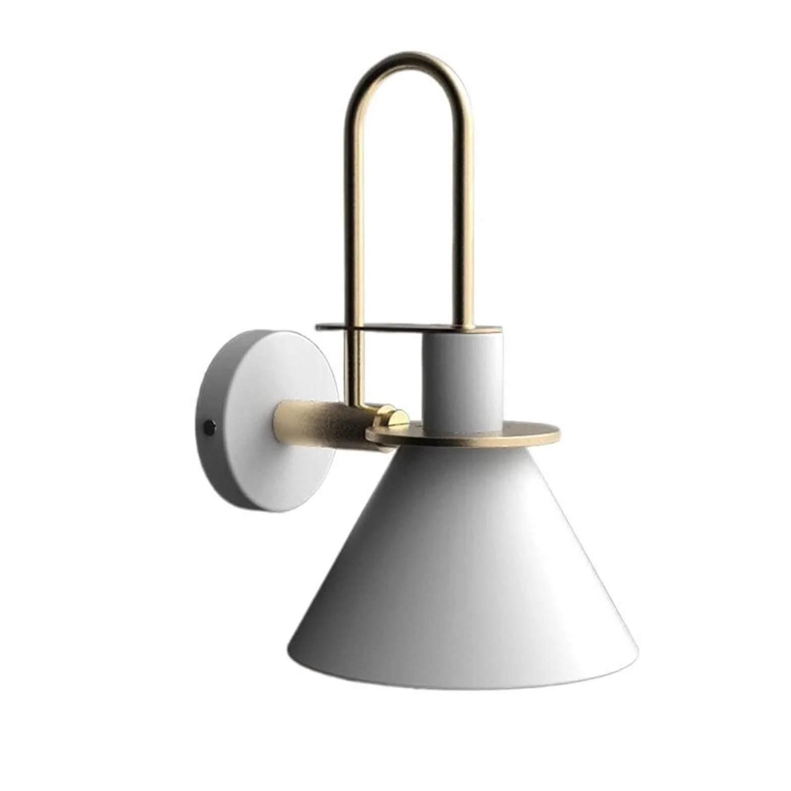 Nowoczesna i kreatywna lampa ścienna z kutego żelaza, 1 lampka do makaronu E27 Minimalistyczna, zewnętrzna lampka nocna do salonu (B)