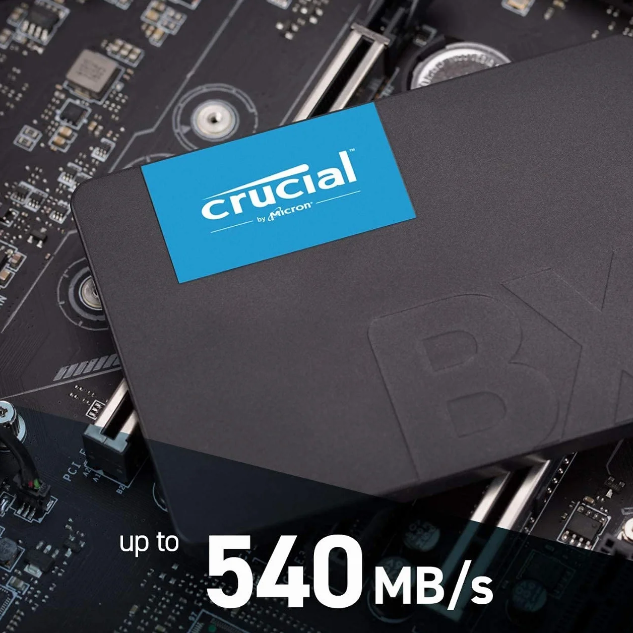Crucial BX500 CT1000BX500SSD101 Wewnętrzny Dysk SSD 1 TB Czarny