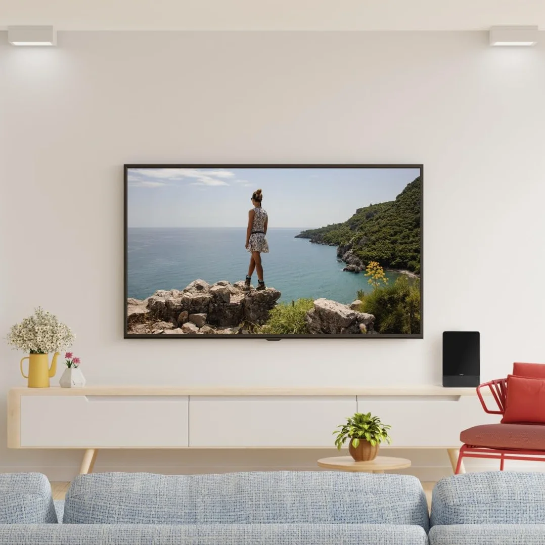 Hama Antena pokojowa DVB-T2 aktywna 5G LTE płaska czarna