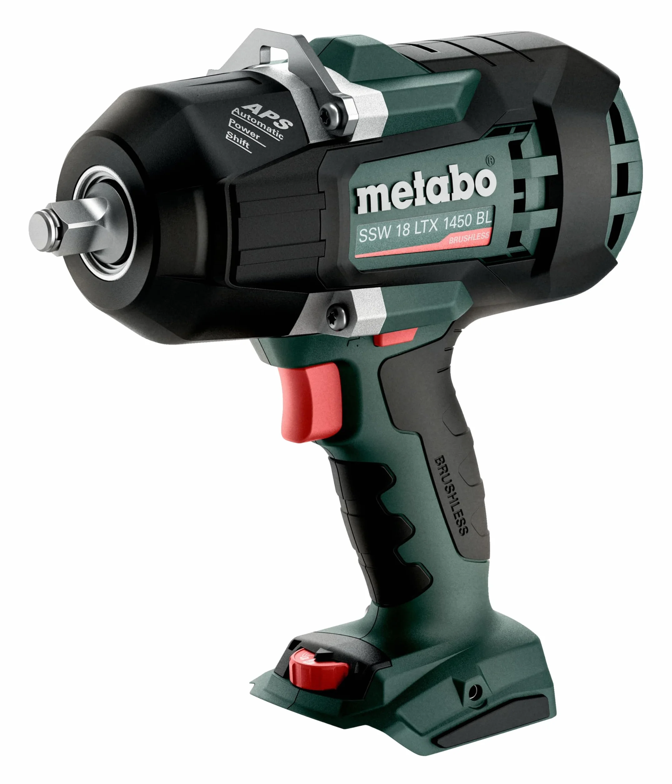 metabo Akumulatorowa wkrętarka udarowa SSW 18 LTX 1450 BL – 18 V, 1450 Nm, czworokątna zewnętrzna 1/2", 12 poziomów momentu obrotowego, 1500 obr./min – bezszczotkowa, kompaktowa i mocna, idealna do