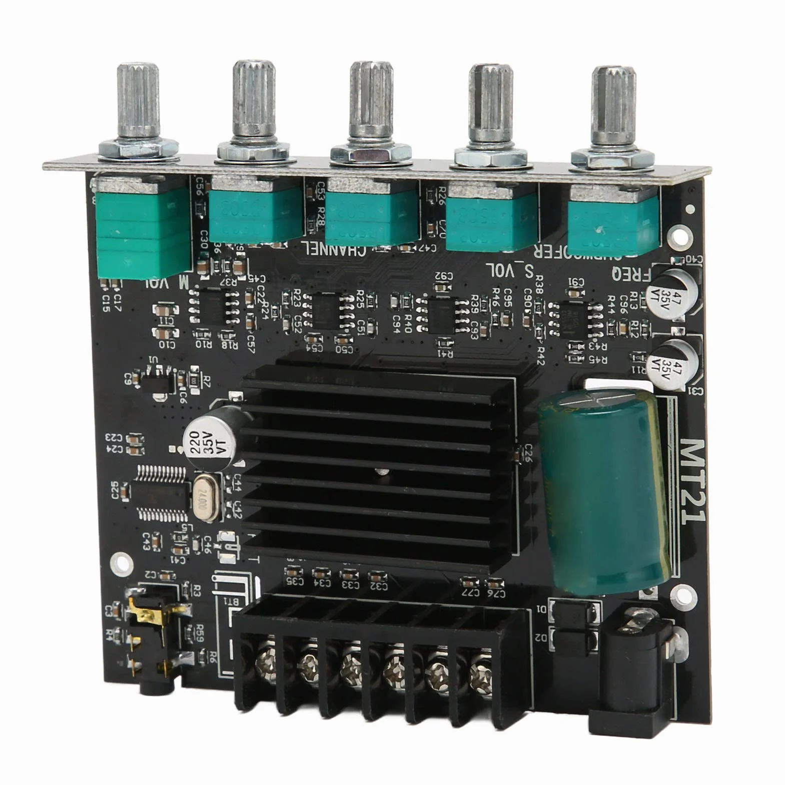 ZK-MT21 2.1-kanałowa Płytka Wzmacniacza Subwoofera Bluetooth 50Wx2+100W DC12-24V