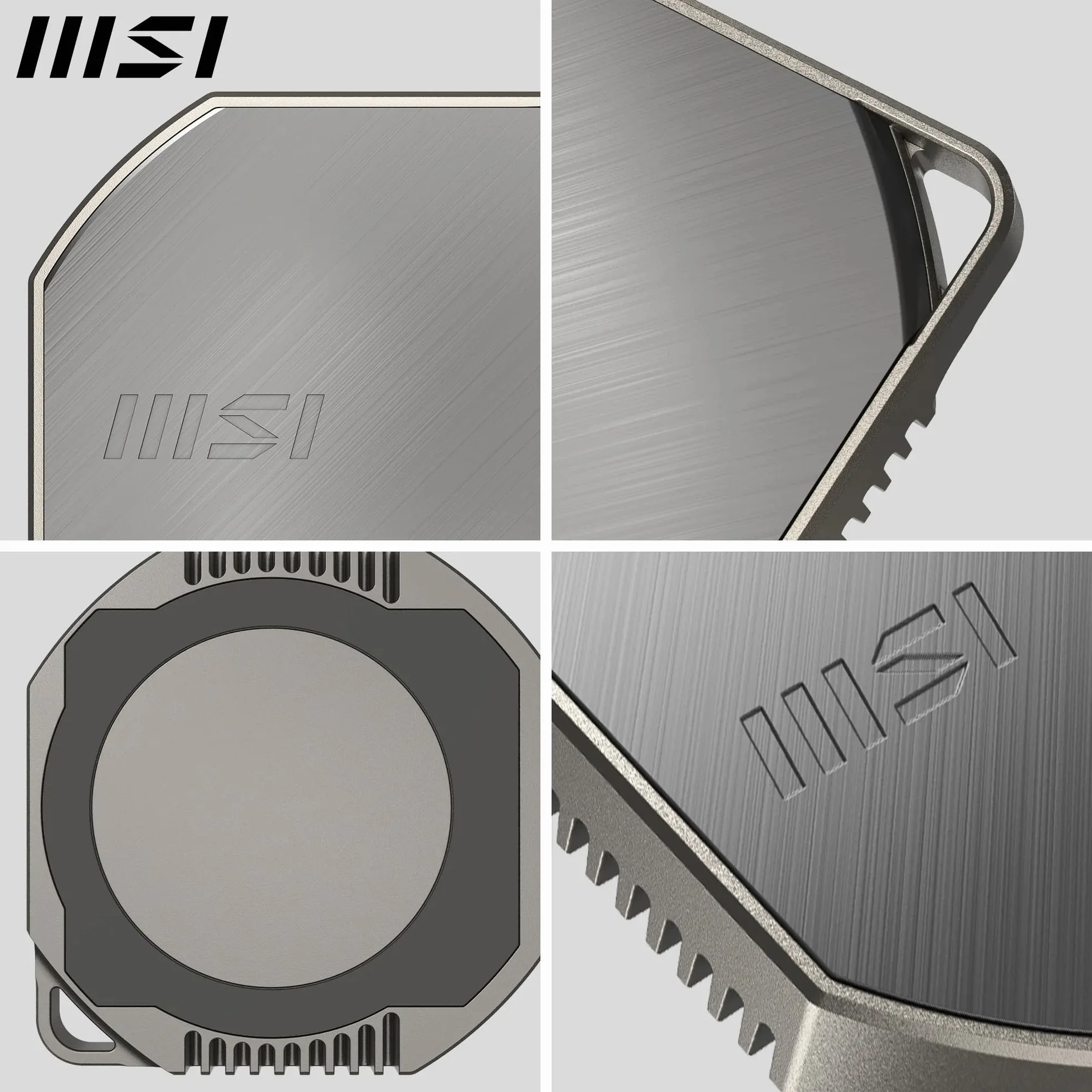 MSI DATAMAG 40Gbps 1TB - Magnetyczny zewnętrzny dysk SSD USB Type-C do PC/Mac/iPhone/Android/konsoli, pojemność 1TB, odczyt 4000 MB/s i zapisu 3500 MB/s - 5 lat (600 TBW)