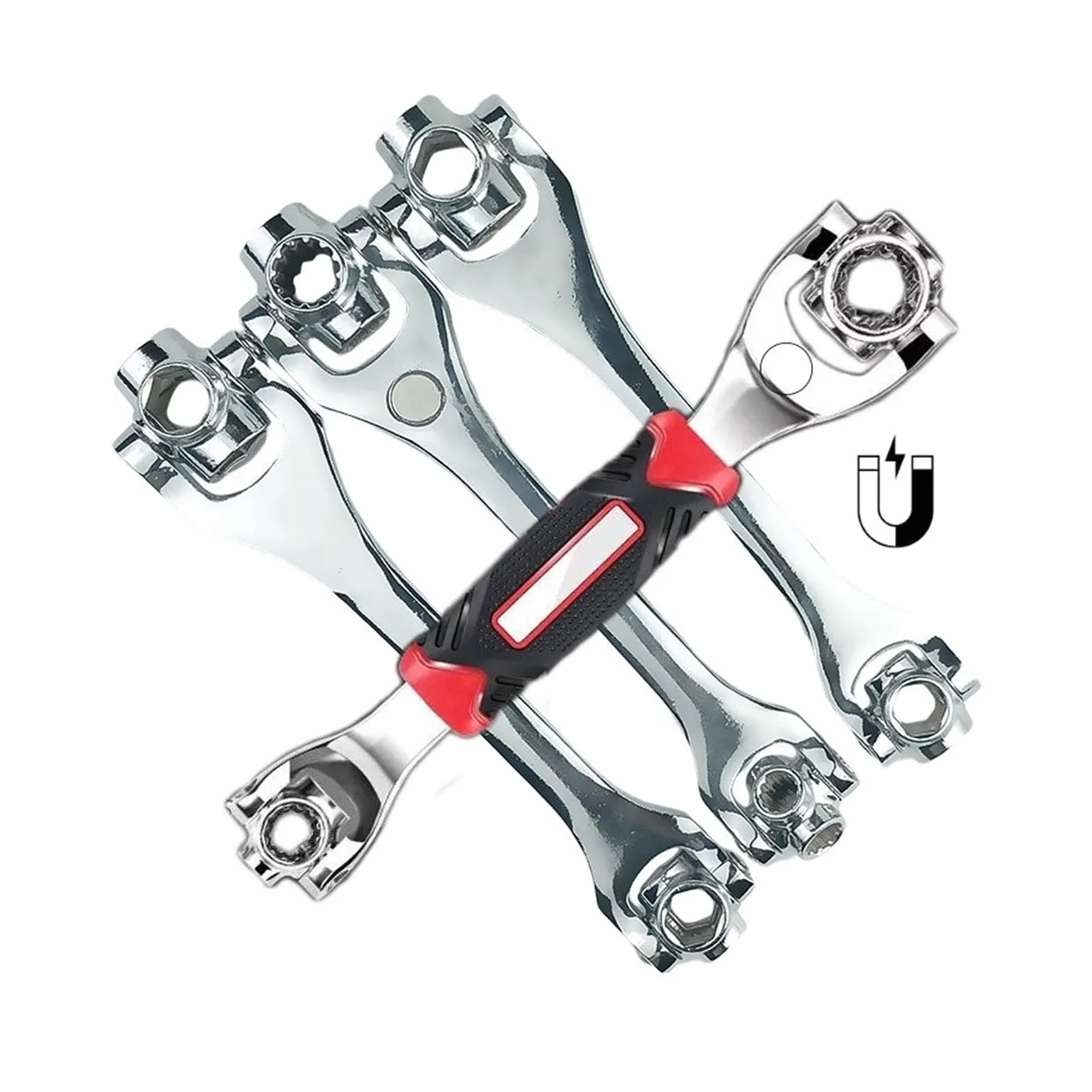 Gniazdo do naprawy domu i samochodu, z trzpieniem typu Spline, Torx, 360 stopni, 6-punktowe, 48/8 w 1, meble uniwersyteckie, klucz do naprawy samochodu, narzędzia ręczne do zamków wielofunkcyjnych