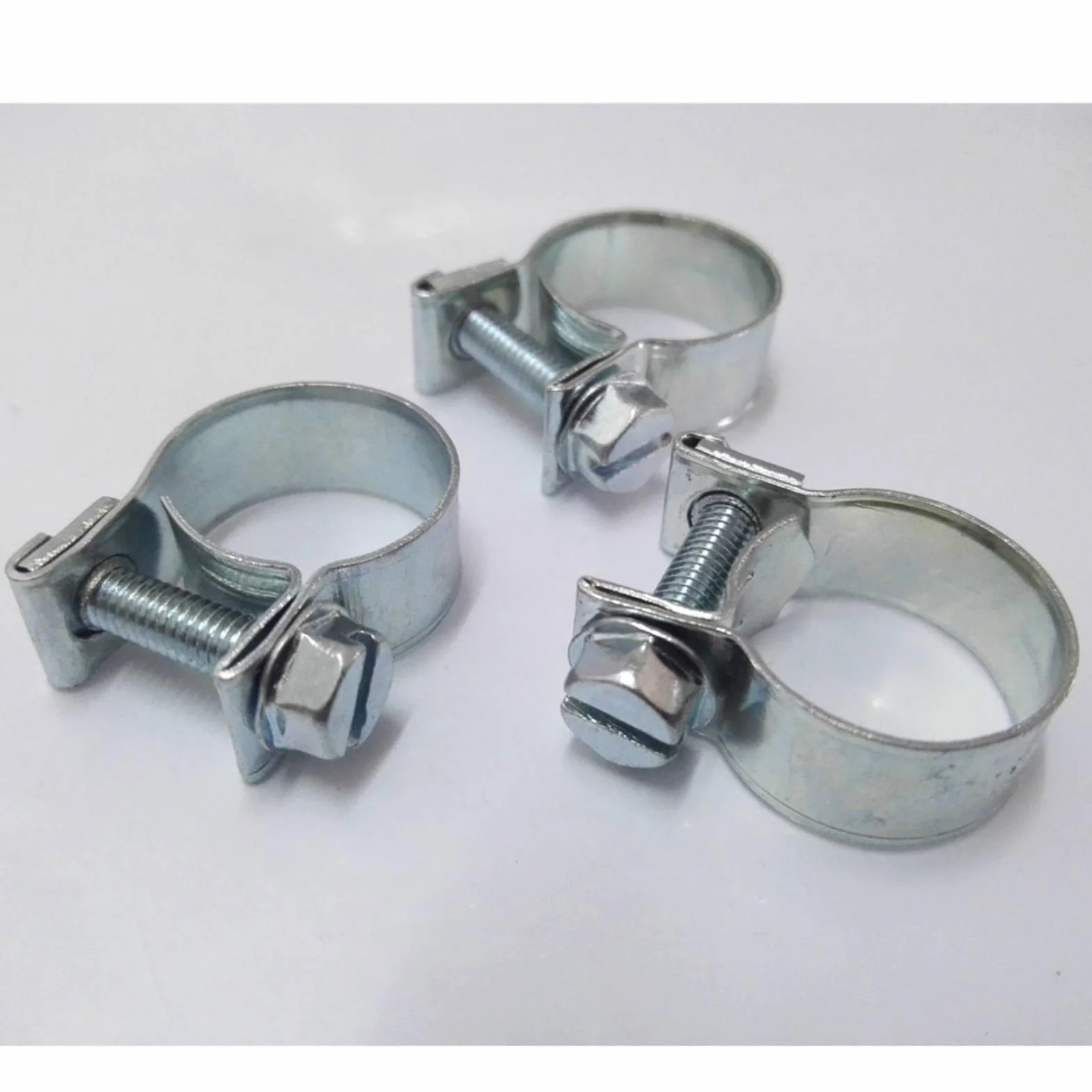 10 sztuk ocynkowanych zacisków paliwowych do rur 6-20 mm-trwałe metalowe łączniki do ropy, wody, powietrza i gazu(7-9mm)