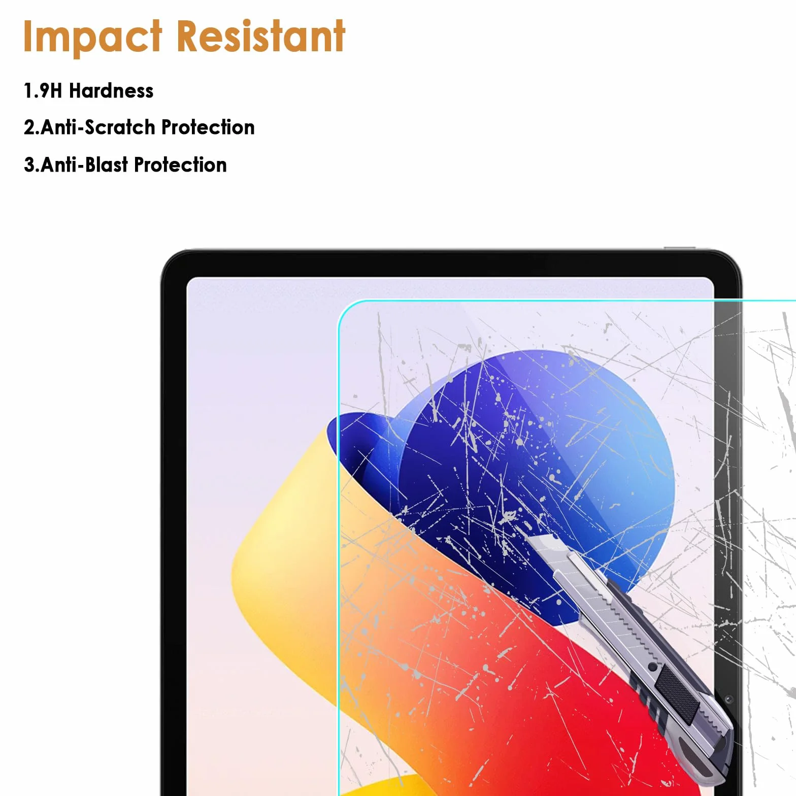 Folie ochronne Xiaomi Redmi Pad 2 Pro / Redmi Pad Pro / POCO Pad 12,1 cala, twardość 9H, 2 sztuki