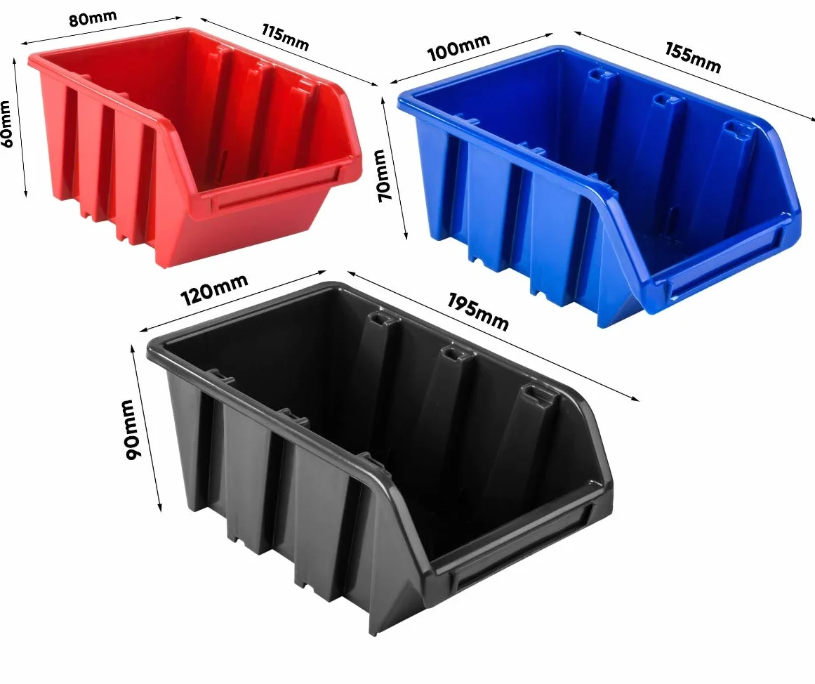 Tablica narzędziowa ścianka - 1152 x 780 mm - Organizer warsztatowy ścienny z uchwytami na narzędzia, kuwetami