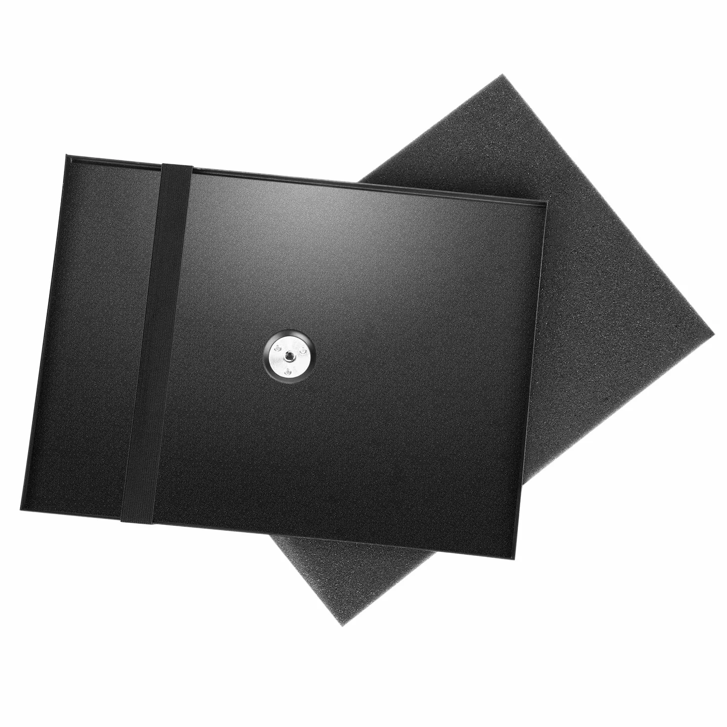Neewer Uchwyt na projektor i laptop, metaliczny, czarny, 34 * 24 * 1.3cm, do prezentacji, sceny, sal wykładowych i konferencyjnych