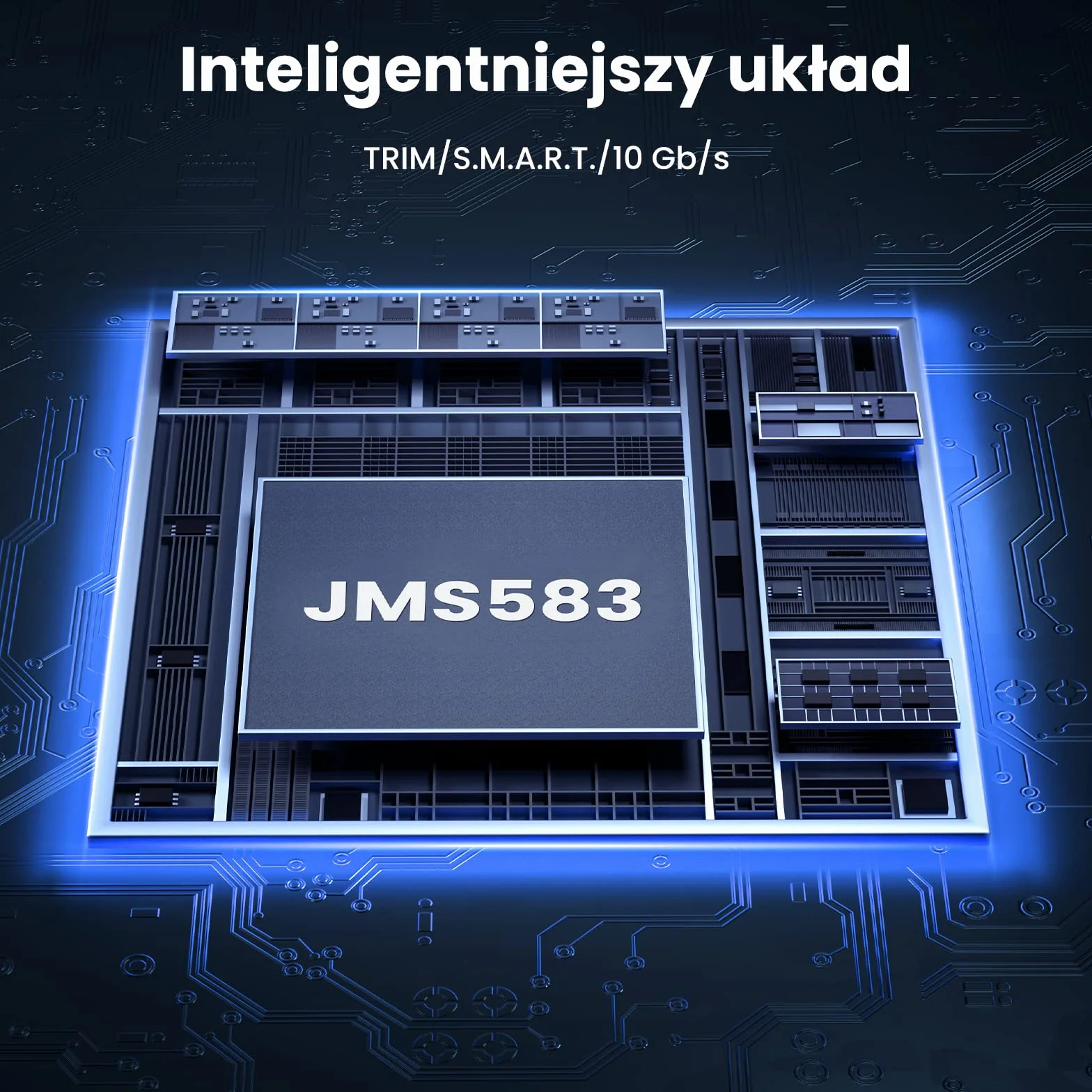 UGREEN obudowa NVMe USB 3.2 Gen 2 10 Gb/s aluminiowa obudowa NVMe SSD M.2 z podkładką chłodzącą do klucza NVMe PCIe SSD M/klucz M&B w 2280/2242/2230/2260 Kompatybilny z 980/990 PRO/P3 Plus itp.