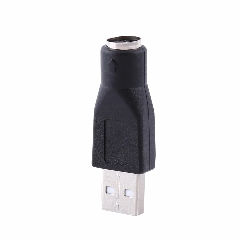 2 Sztuk USB na PS2 Adapetr, USB 2.0 A Męski na PS/2 żeńskie Złącze Konwertera Danych, na Komputer Stancjonarny Klawiatura Mysz
