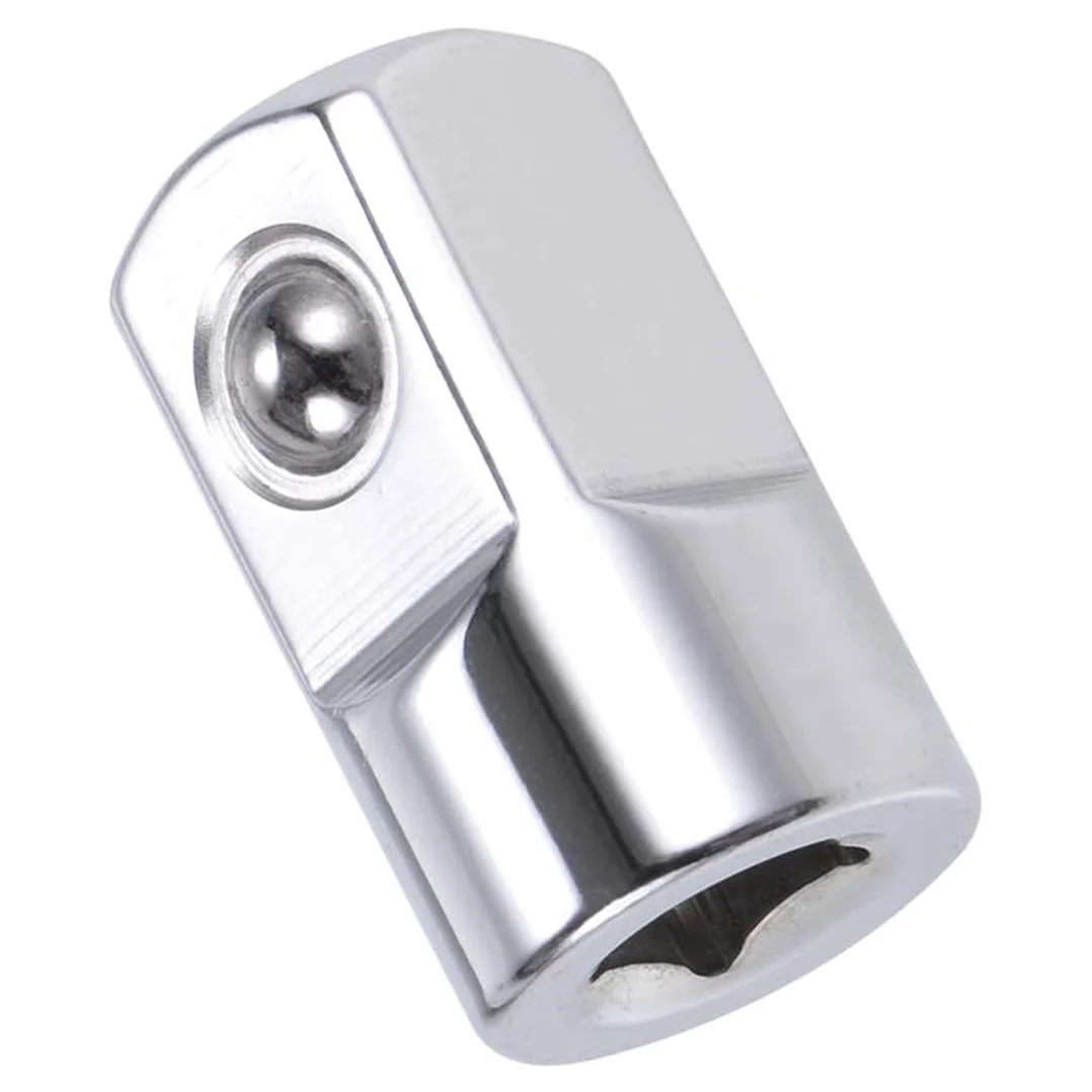 TOP-Vigor Napęd 1/4 cala (F) x adapter gniazda 1/2 cala (M), reduktor ze stali chromowo-wanadowej z zaczepem kulkowym, adapter 1/4 do 1/2 do grzechotki i narzędzi ręcznych