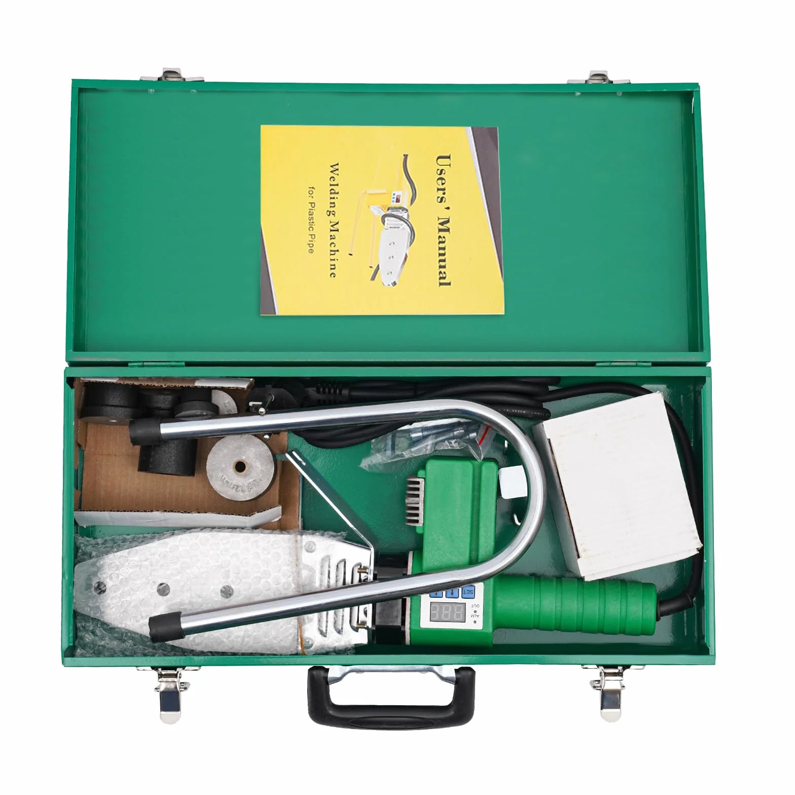 Zgrzewarka do muf PE 1600 W, regulowana 25-385 °C, spawarka do rur PPR, 20/25/32/40/50/63 mm