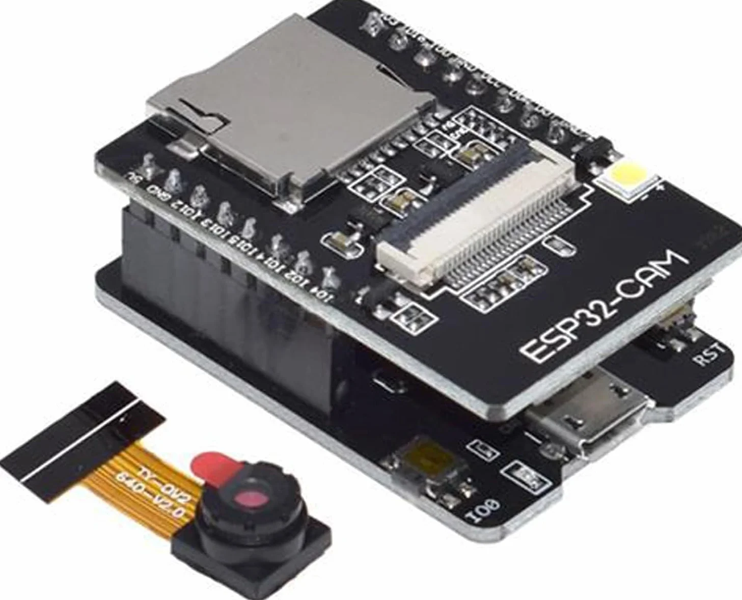 ESP32-CAM ESP32 moduł z kamerą OV2640 ESP-CAM-MB 4M DC 5V WiFi Bluetooth Arduino