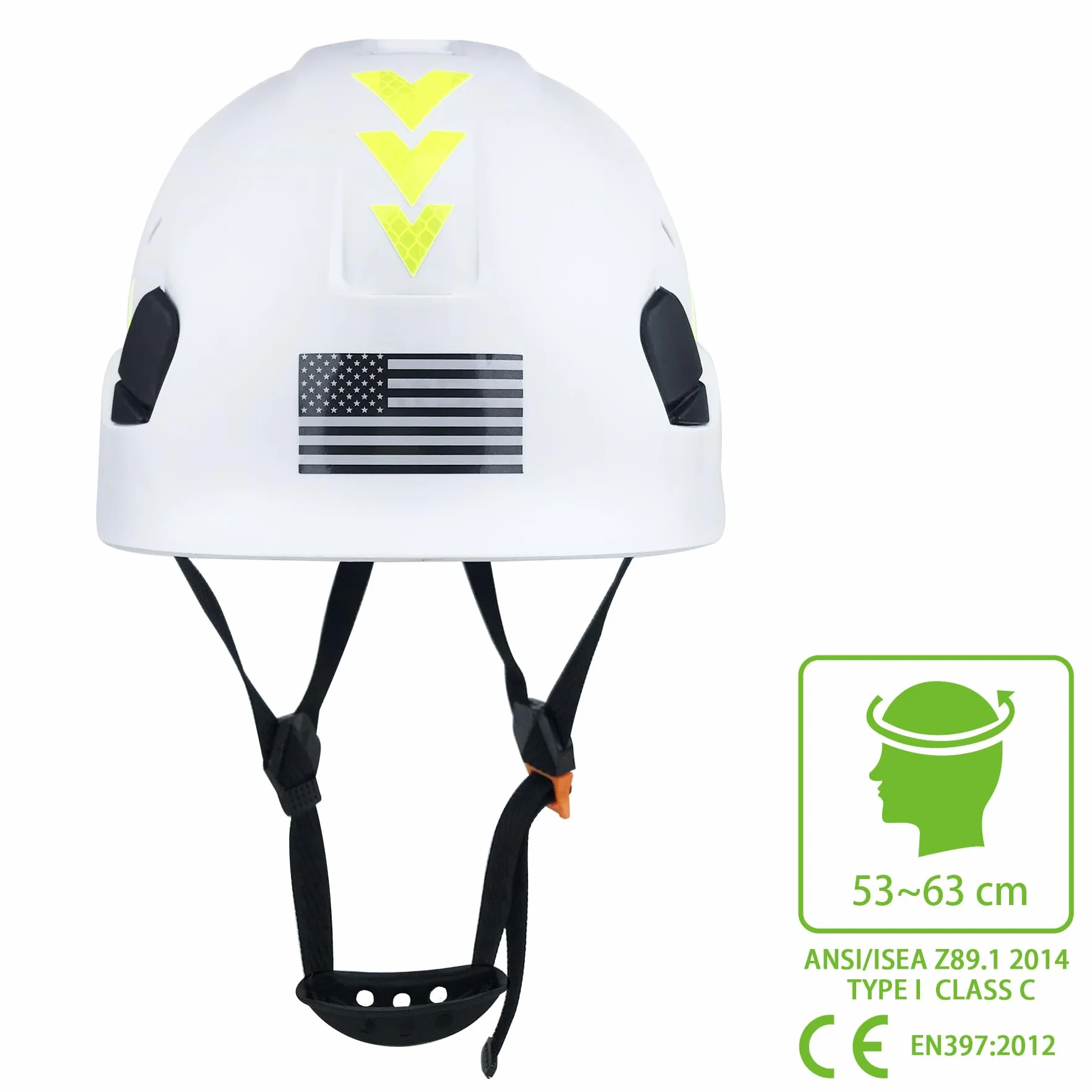 Kask ochronny kask budowlany przemysłowa ochrona głowy ANSI Z89.1 CE EN397