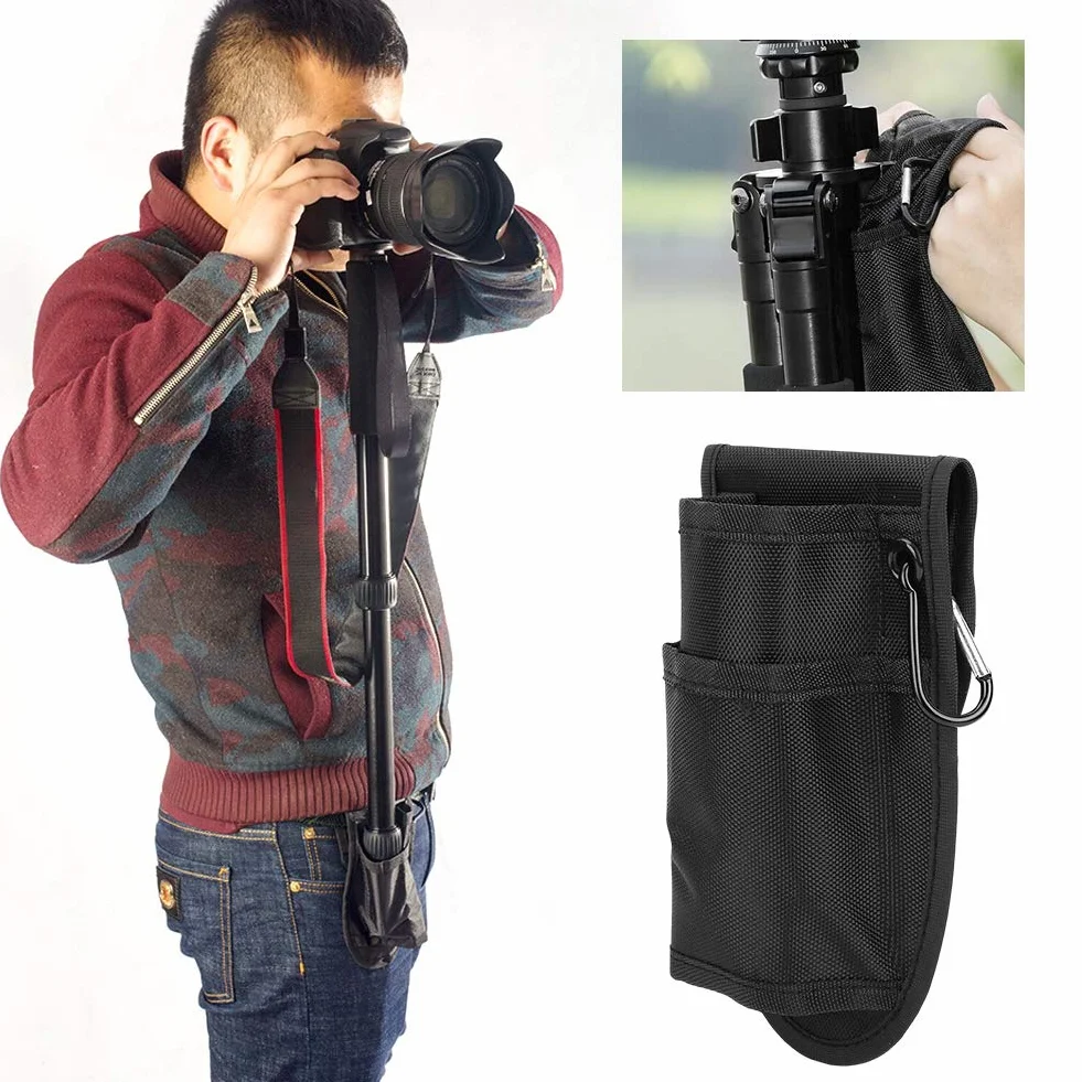 Monopod Uchwyt na Pasek Wodoodporna Torba na Talię Etui Kieszonkowe do Lustrzanki Cyfrowej