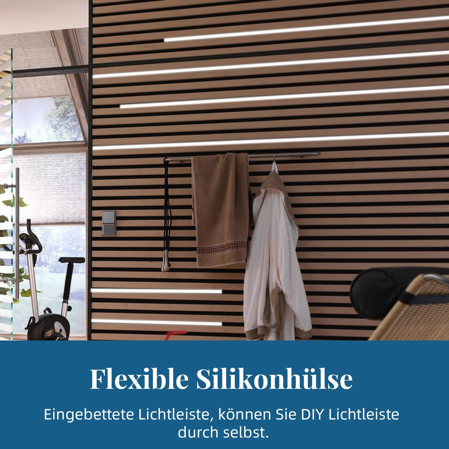 Elastyczny silikonowy profil LED, 5 m, 12 x 12 mm, szyna LED do taśm LED 8 mm paneli akustycznych, IP65, wodoszczelny dyfuzor kanałowy LED do sufitu, szafy, baru, oświetlenie paneli akustycznych