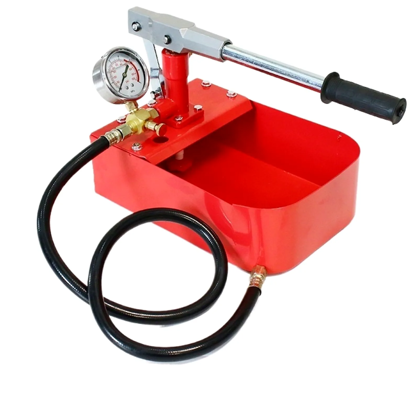 Pompa Testowa, Hydrauliczna Ręczna Pompa Testowa 5L. Tester Ciśnienia W Rurze Wodnej 7MPa