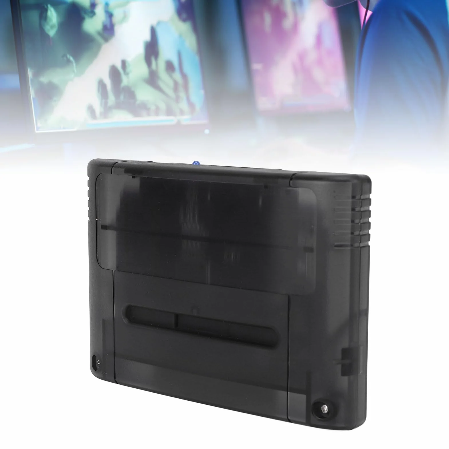 Karta do Gry V1 Super 3000 w 1, Wbudowana Karta Pamięci 8 GB, SFC Burner do SNES/SFC (Przezroczysta czerń)