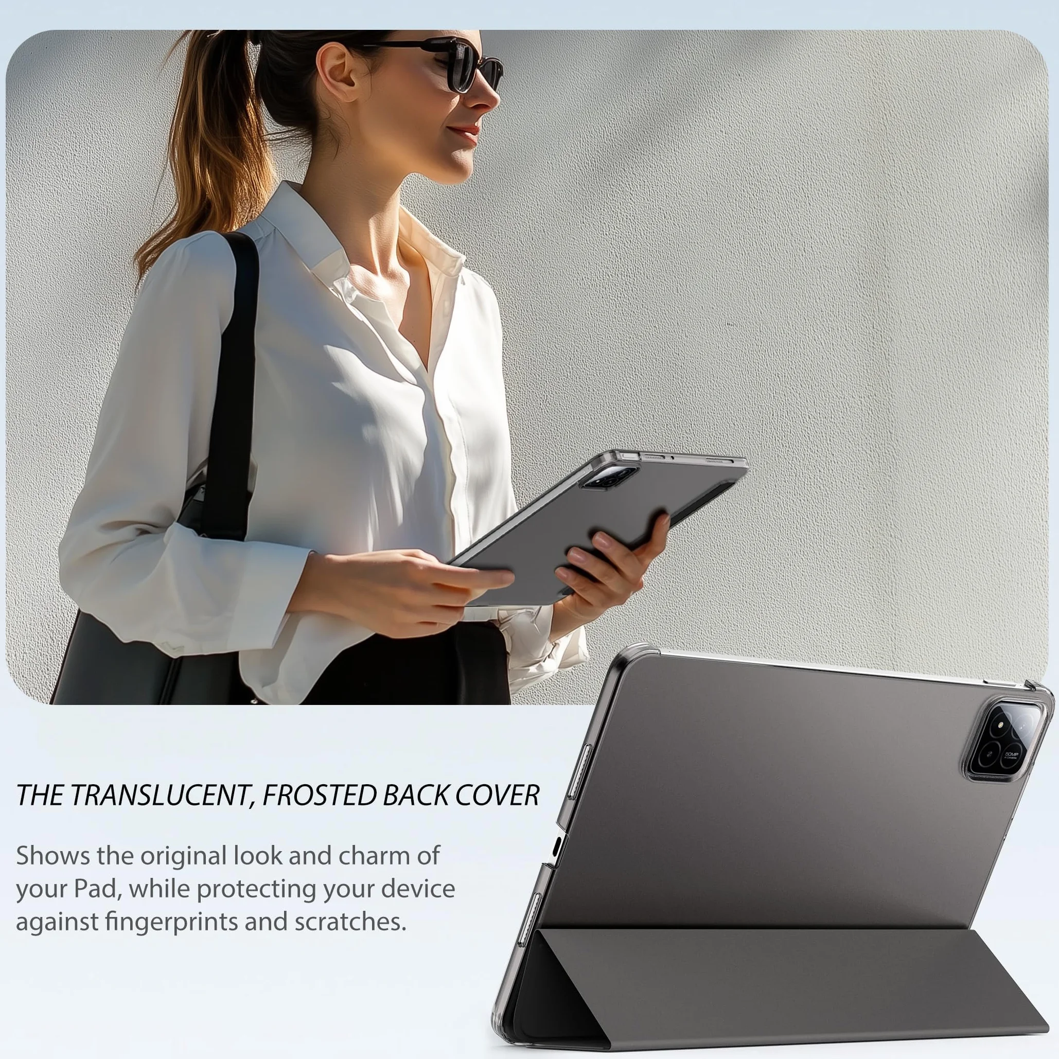 EasyAcc Etui do Xiaomi Mi Pad 7/7 Pro 11,2" 2024 matowe czarne