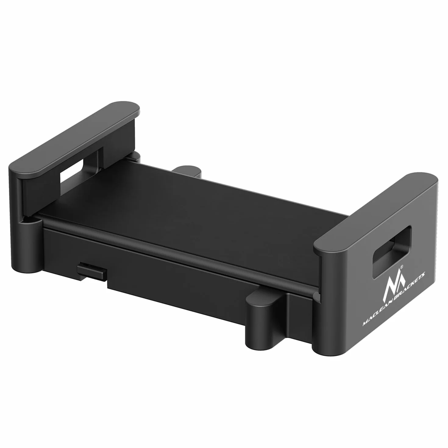 Maclean MC-991 Uniwersalny uchwyt na tablet Uchwyt na tablet z mocowaniem VESA Mocowanie VESA Kompatybilny z tabletami o przekątnej 4,7–15 cali Regulowana szerokość: 115–265 mm