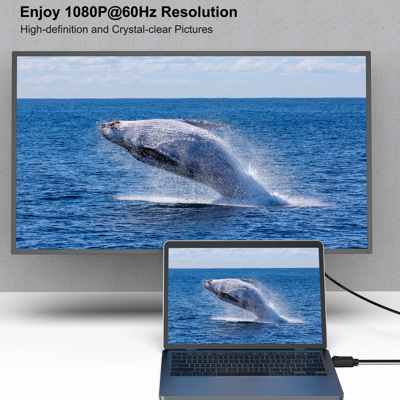 BENFEI Adapter DisplayPort na DVI męski na męski pozłacany 0,9 m
