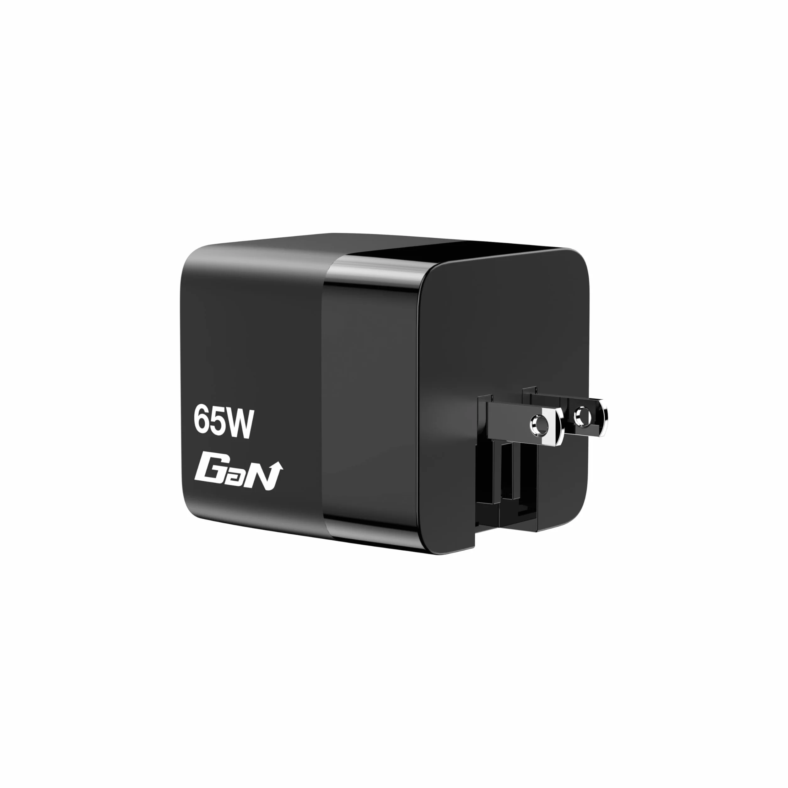 Verbatim GaN Charger 65 W Ładowarka USB-C 2-portowa z Wyciąganym Kablem USB-C i USB-A