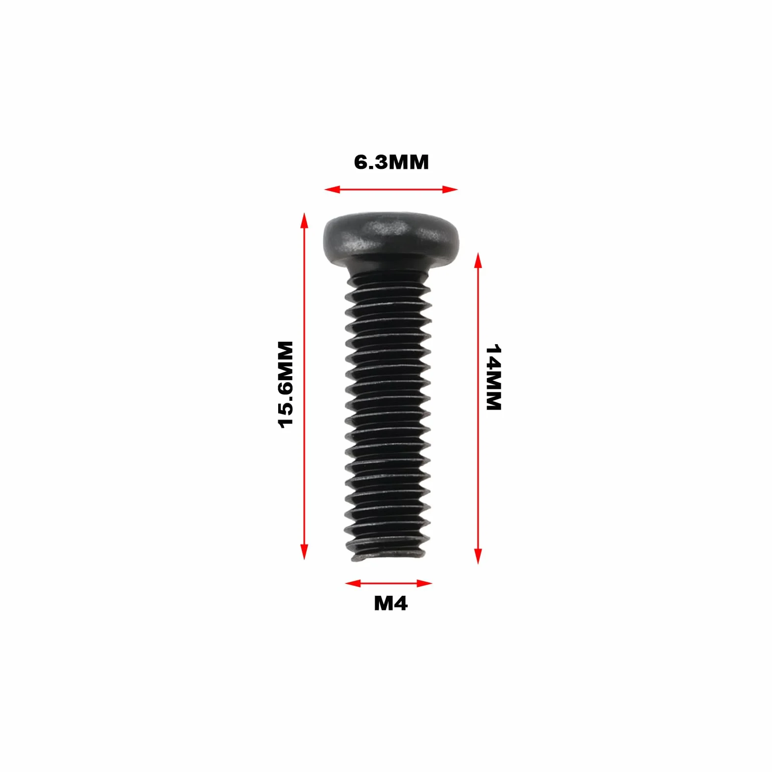 10 śrub M4 x 14 mm, stalowa, kompatybilne z Samsung BN96-38693A, do montażu podstawy telewizora