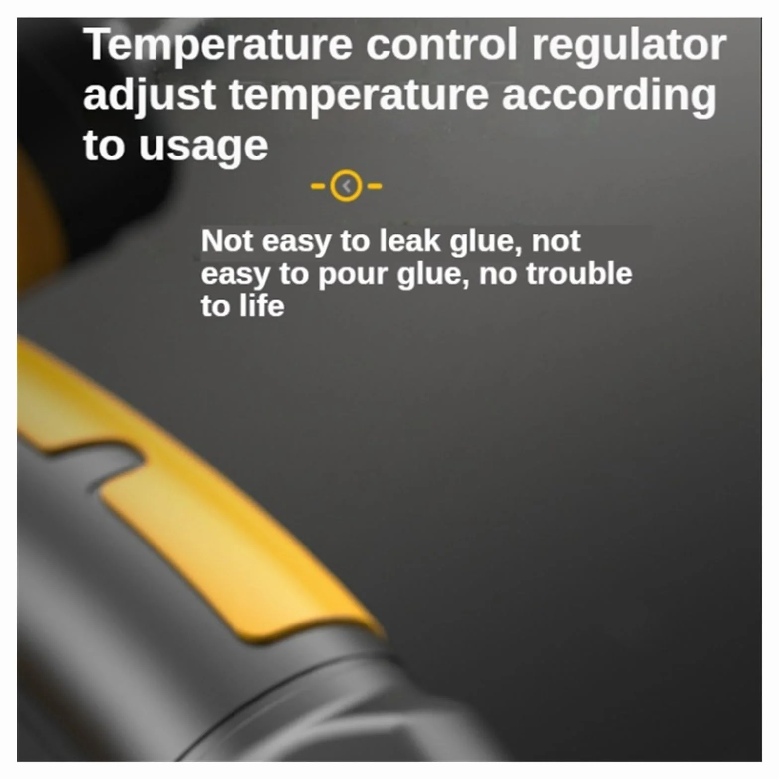 150W Pistolet Do Klejenia Na Gorąco Regulowana Temperatura 11 Mm Kleje Na Gorąco W Sztyfcie Gospodarstwa Domowego Narzędzia Do Rękodzieła DIY Szybkie Nagrzewanie(150W-Digital-Yellow)