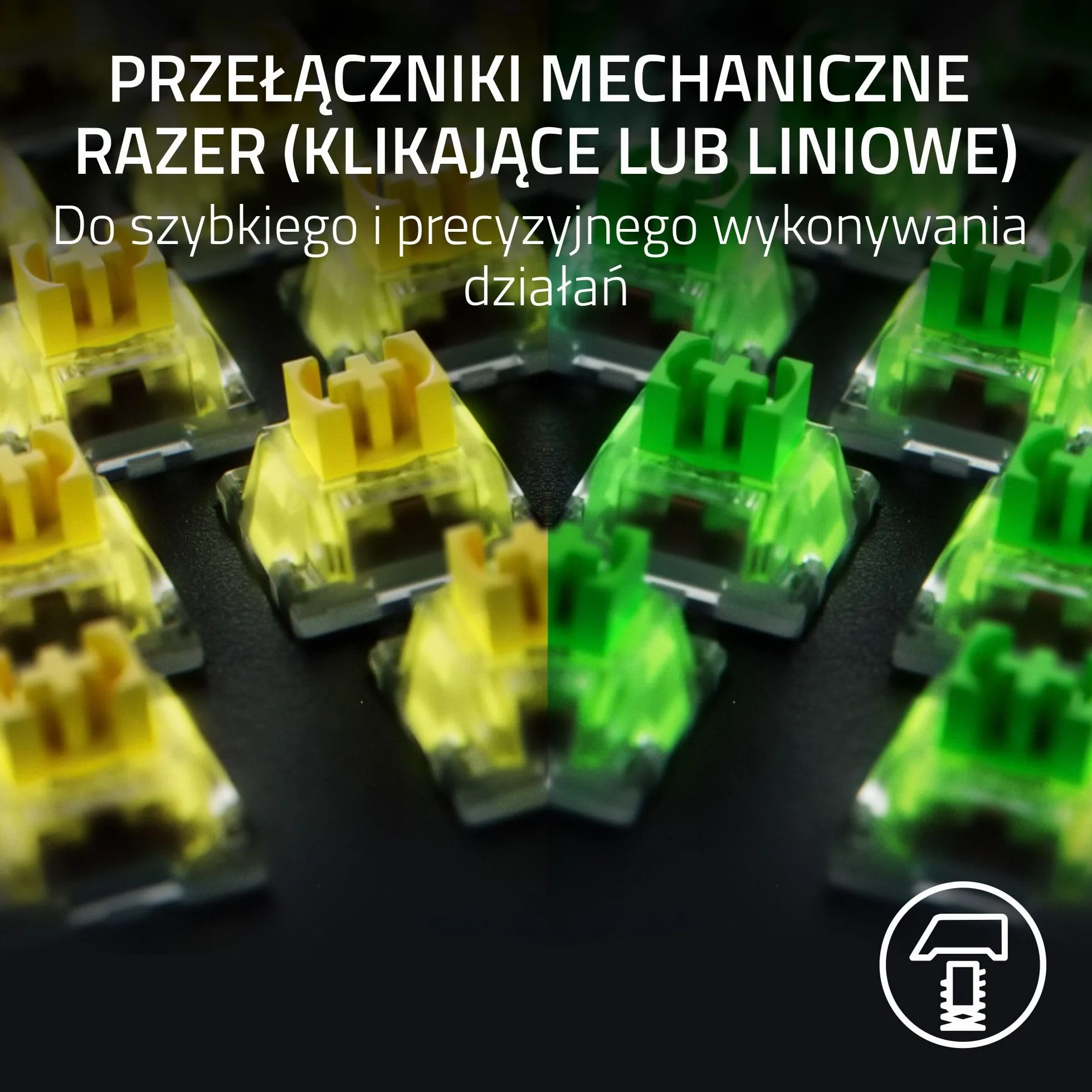 Razer BlackWidow V4 Green Clicky Gen-3 USB US Keyboard