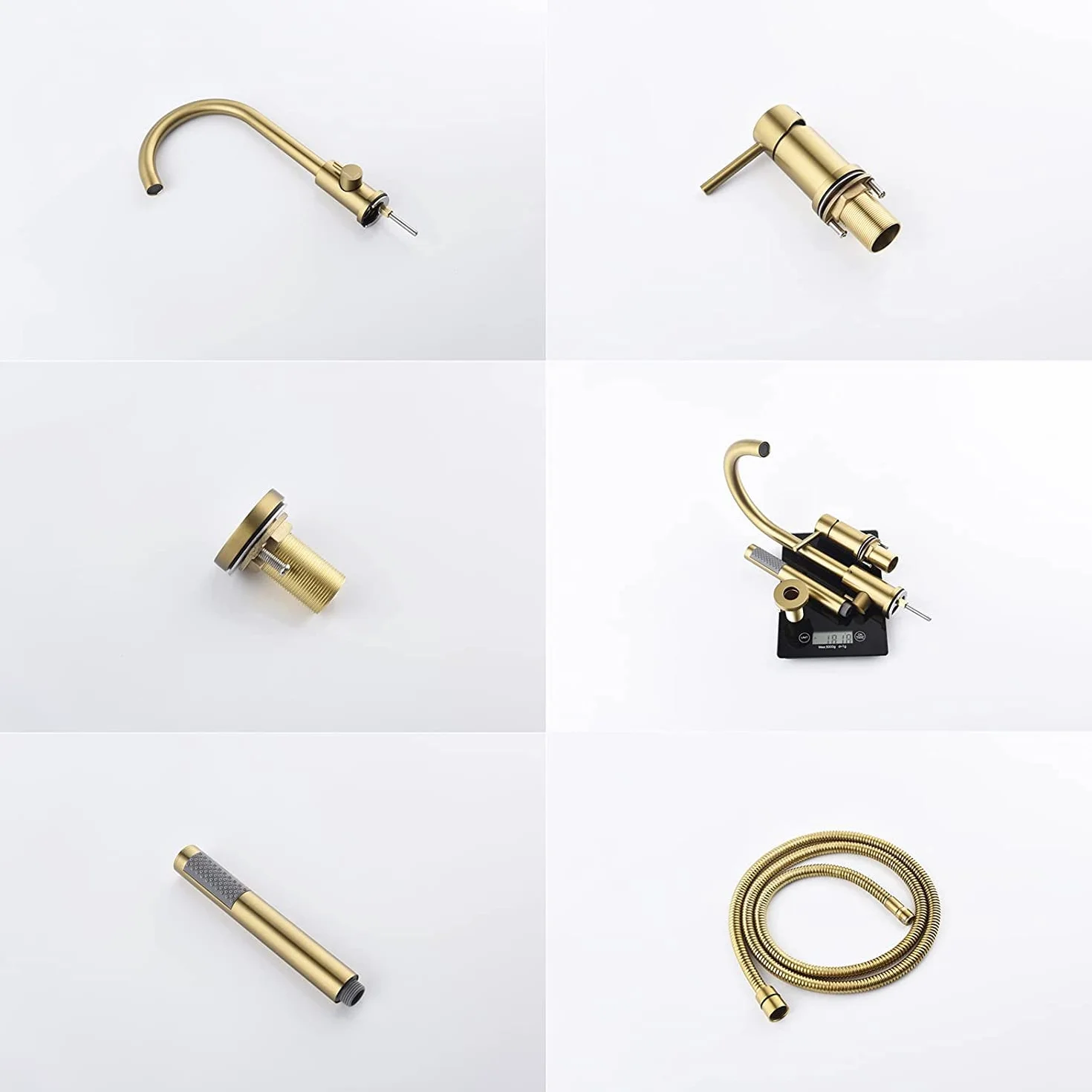 Bateria wannowa o wysokim przepływie wypełniacz do wanny, szeroko rozpowszechniony kran łazienkowy, mieszacz z pojedynczym uchwytem z prysznicem ręcznym, konstrukcja mosiężna