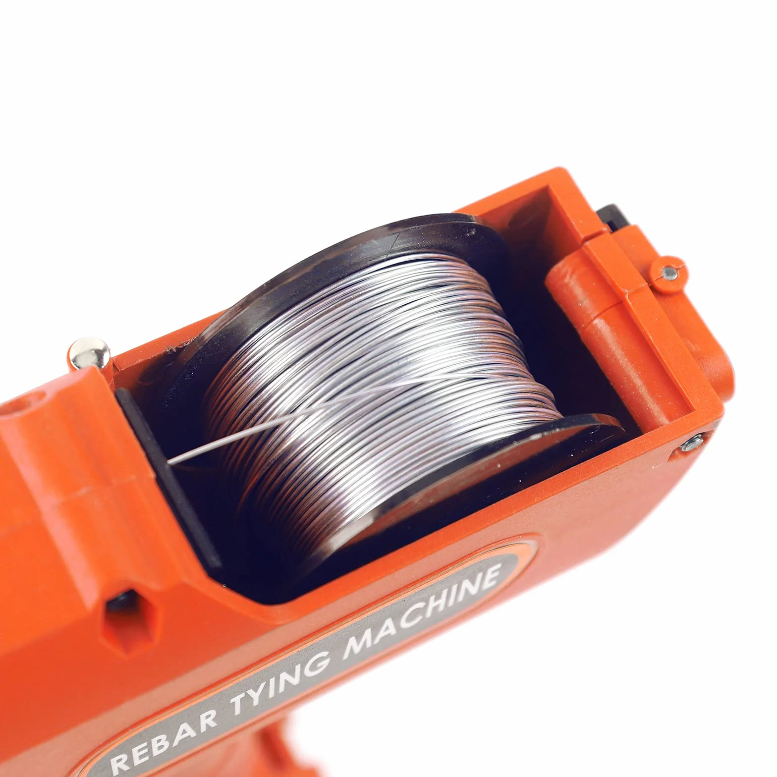 Automatyczne wiązanie zbrojenia z akumulatorem litowo-jonowym 12 V, 4500 mAh, bindownica druciana, narzędzie do wiązania zbrojenia, 8 mm-34 mm (pomarańczowa)