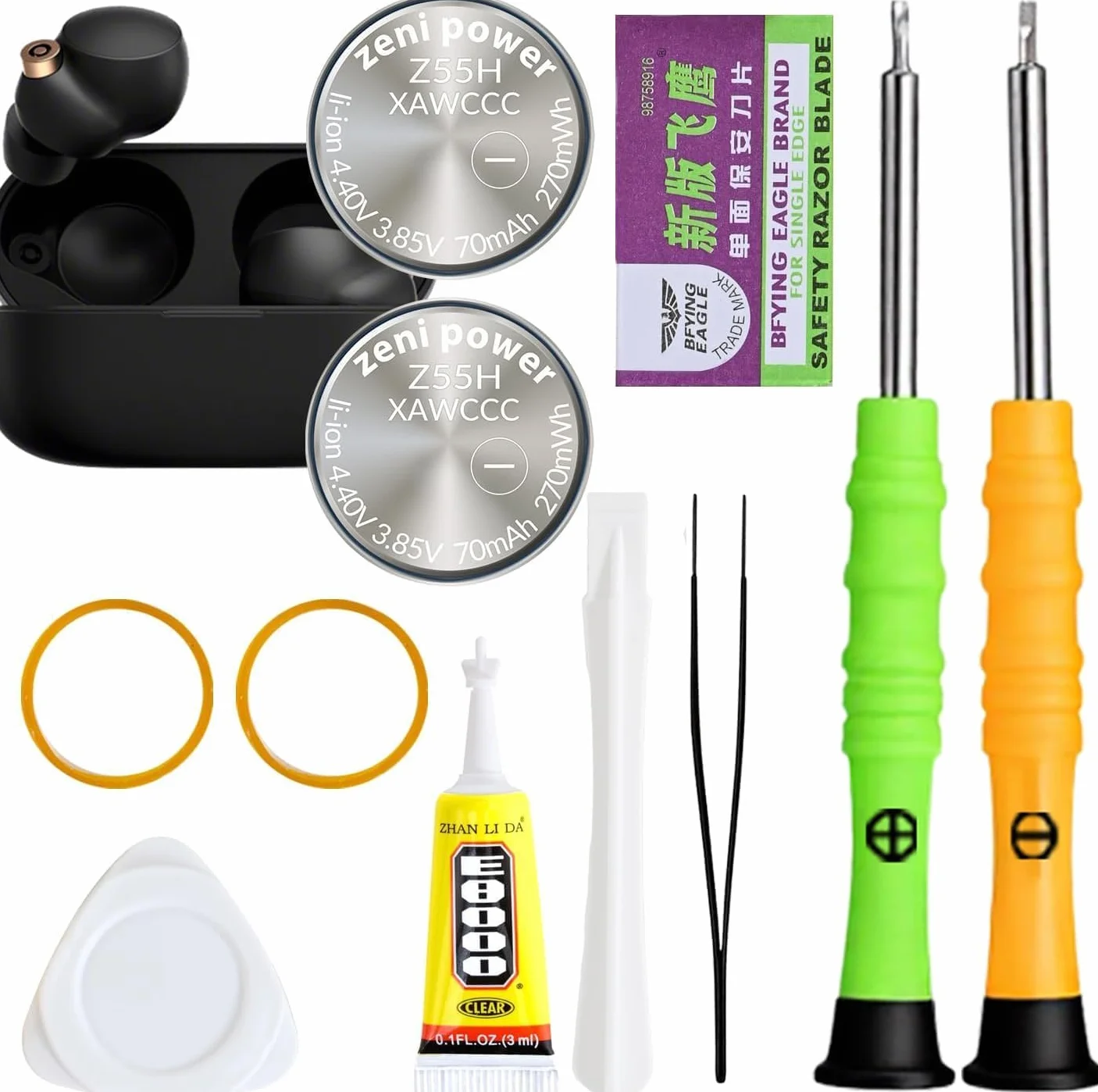 Baterie Z55H 3,85V 70mAh do WF-1000XM4 WF-1000XM3 WF-SP900 WF-H800 WF-SP700N WF-XB700