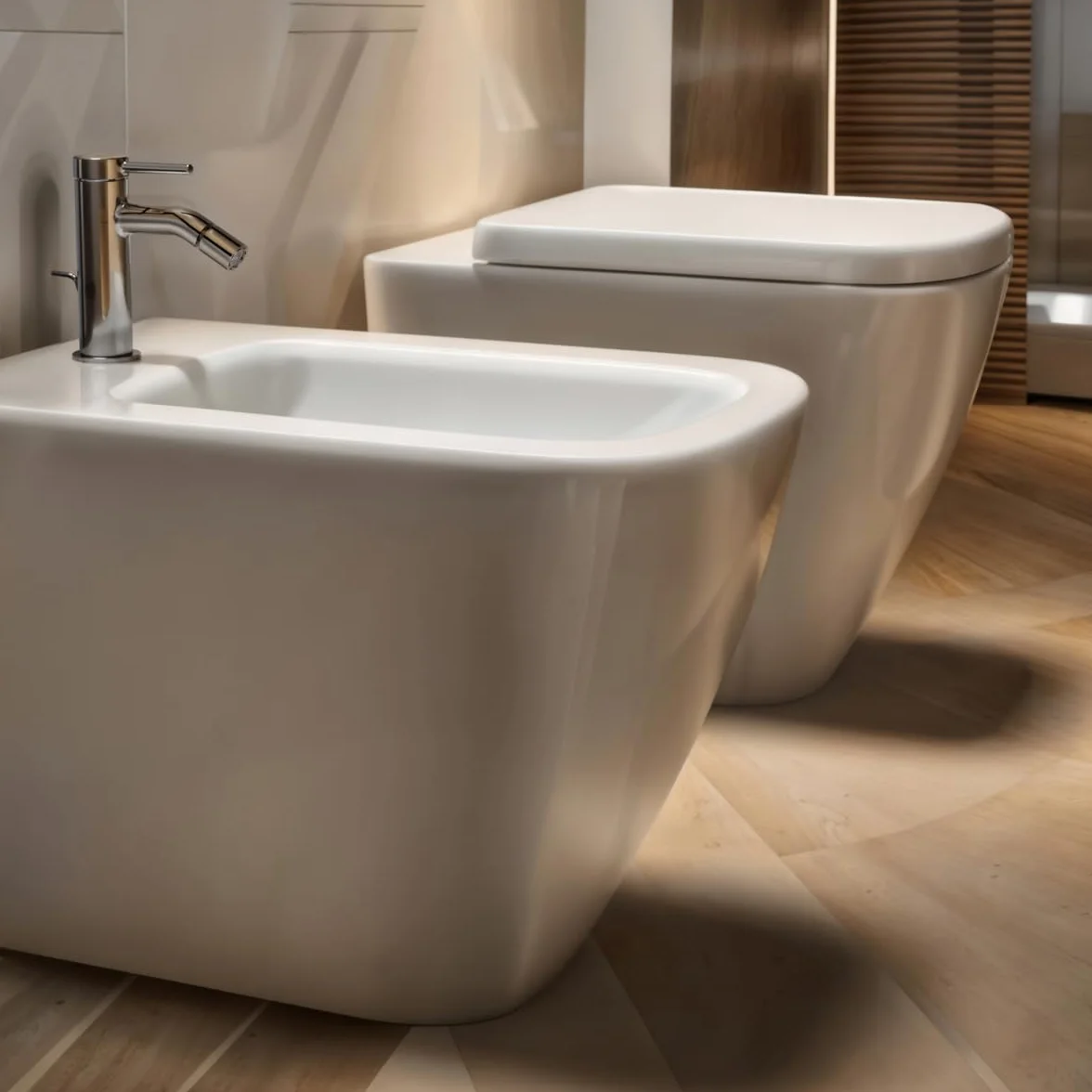 Ideal Standard Ceraline bateria jednouchwytowa bidet z wkładem FirmaFlow z drążkiem sterującym i końcówką Easyfix, chromowana